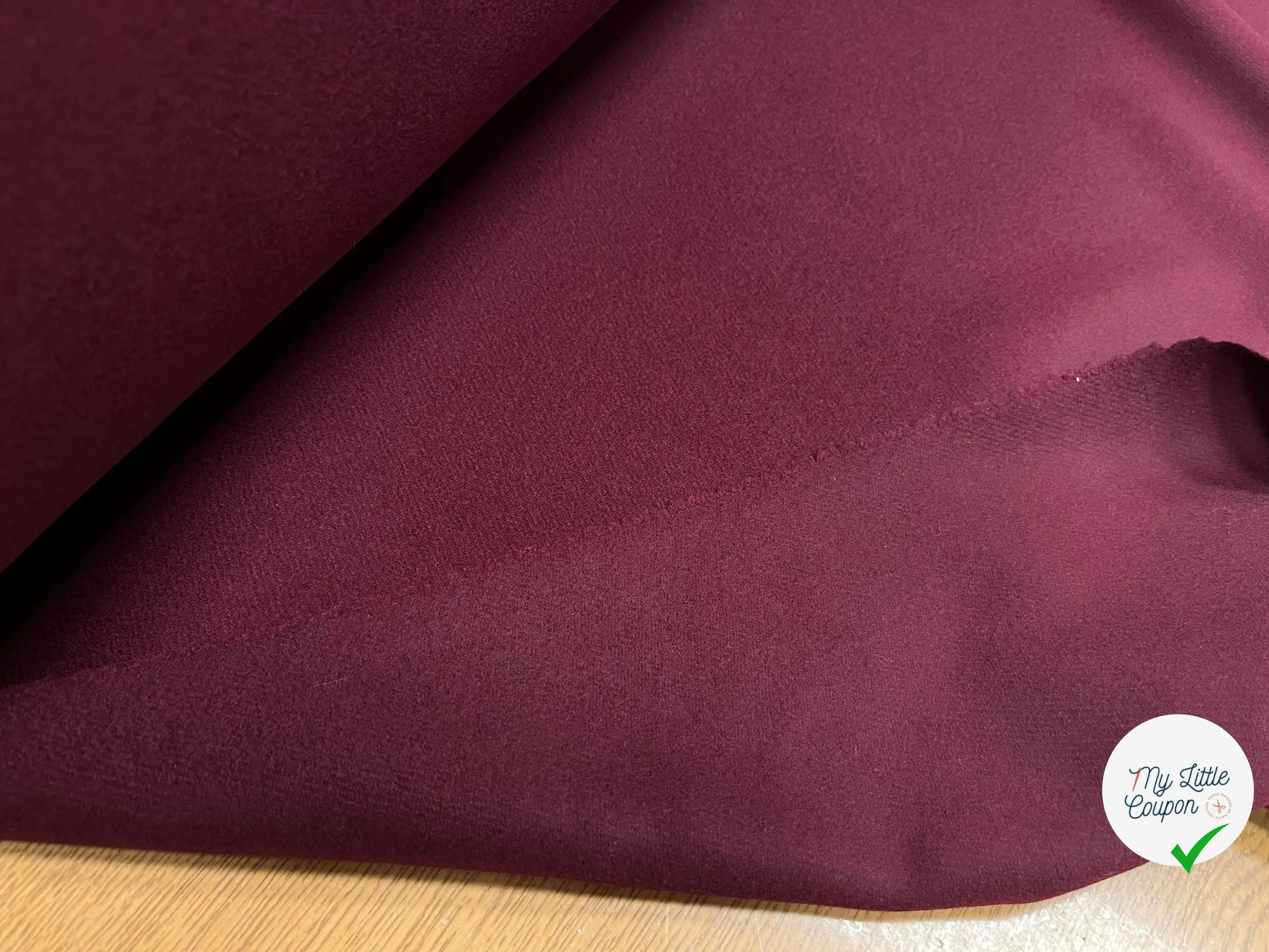 LAINE CABAN CHOCOLAT BURGUNDY STRIÉ - My Little Coupon