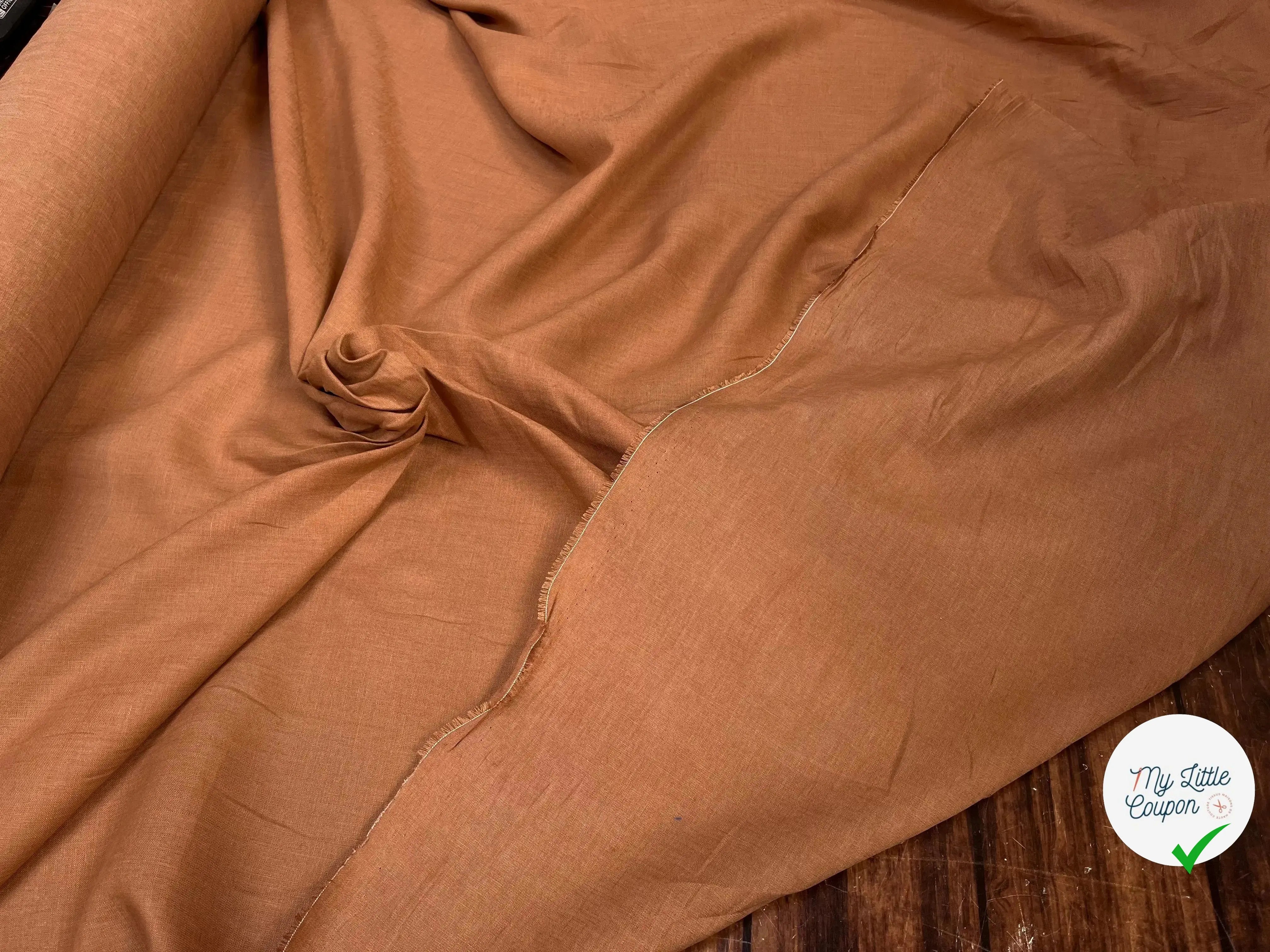 LIN UNI 100% LIN U68 NOISETTE - My Little Coupon