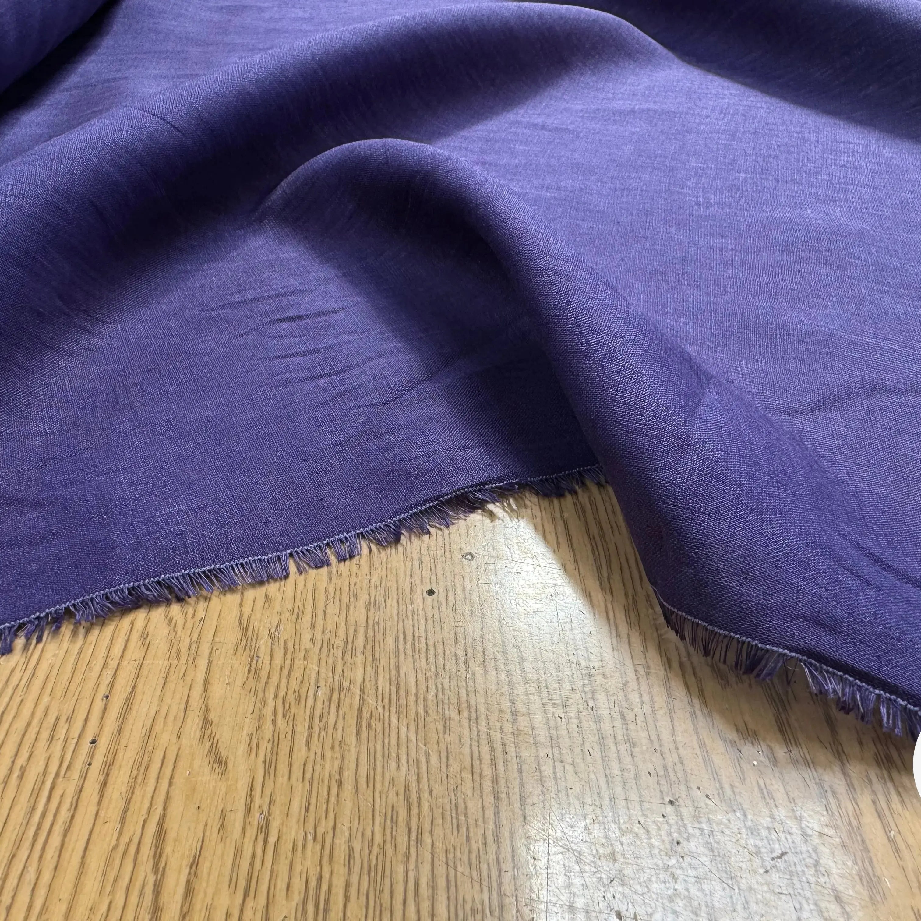 LIN VIOLET MAGENTA FONCÉ UNI - My Little Coupon