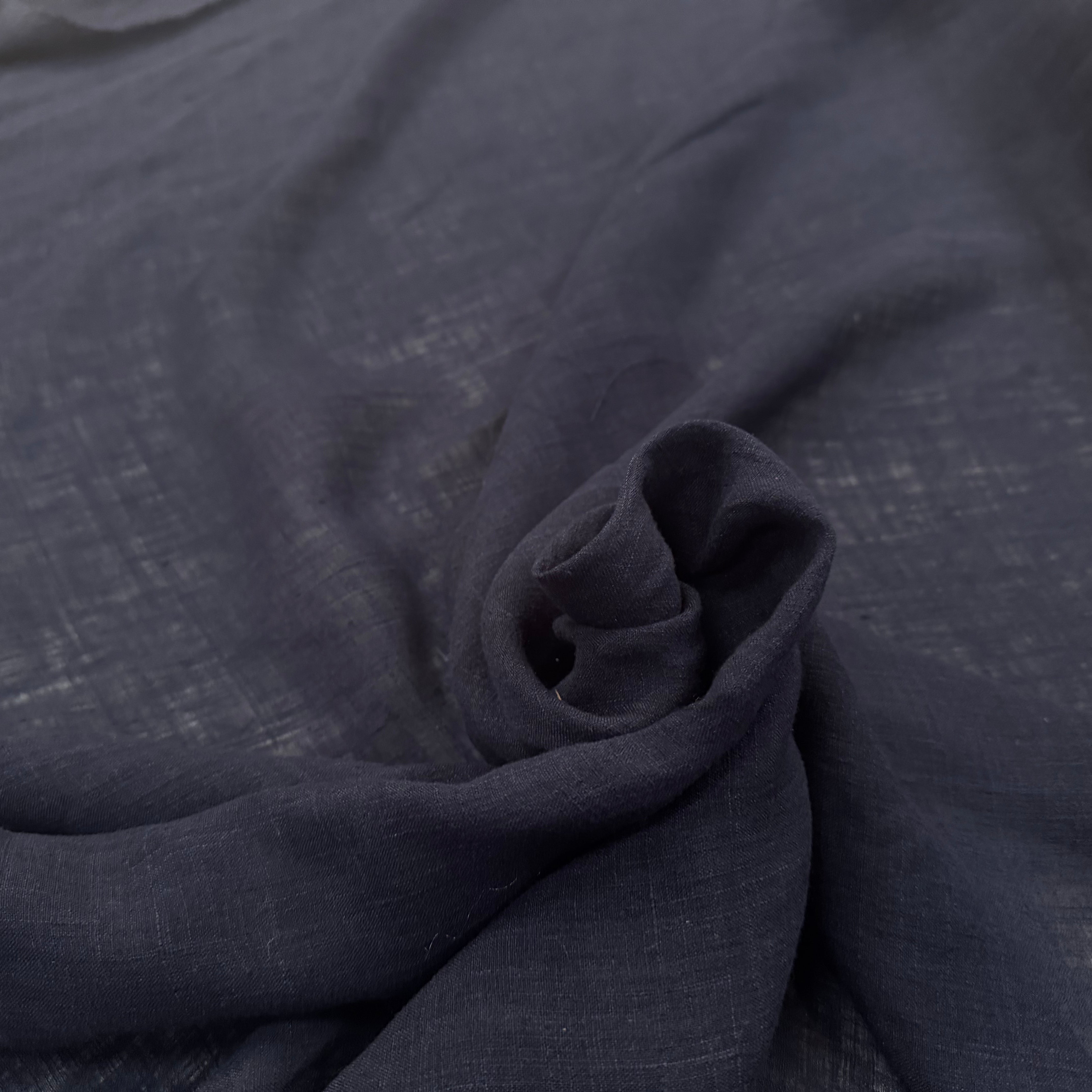 LINEN SILK VOILE, Ink Navy - My Little Coupon