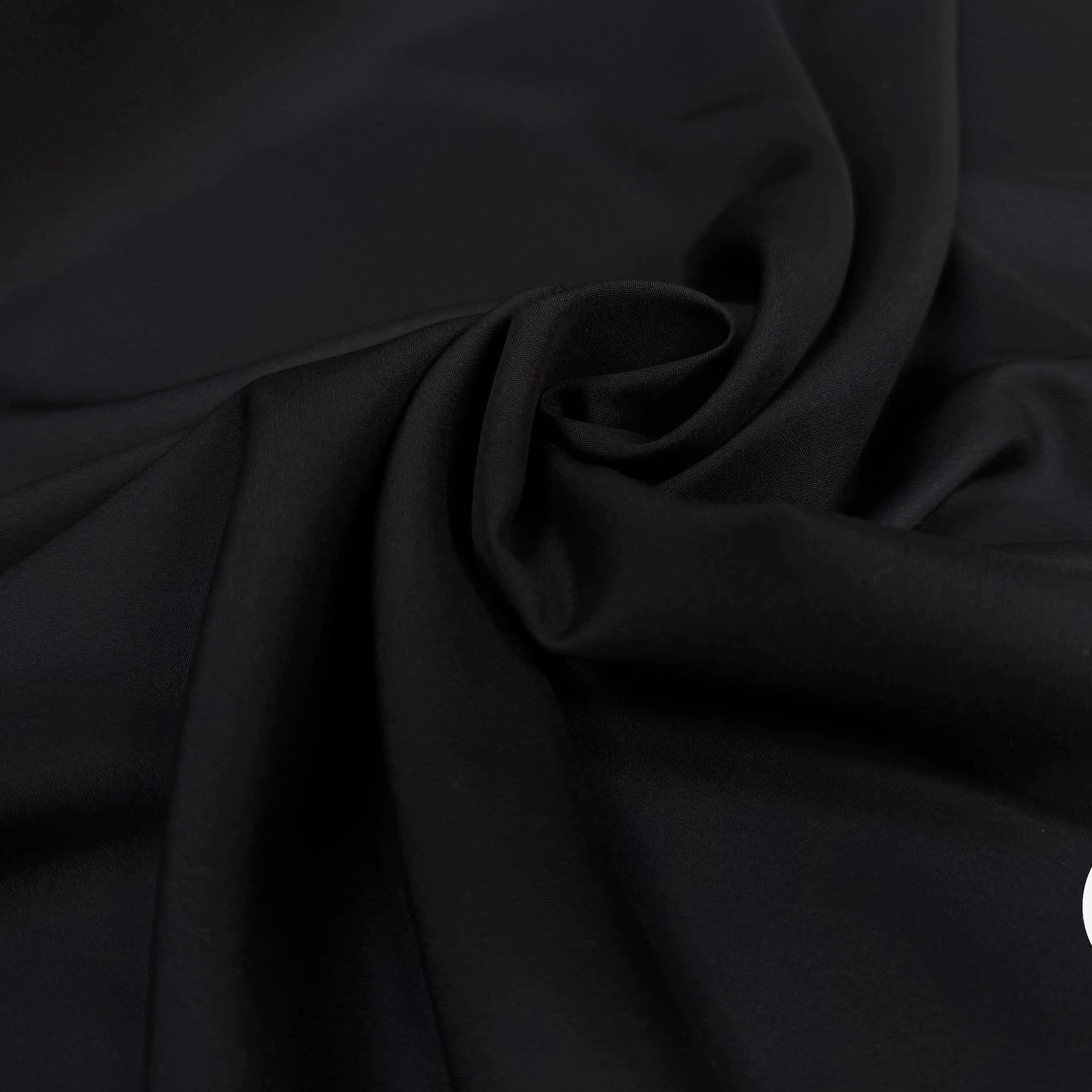 POPELINE DE SOIE, Black - My Little Coupon