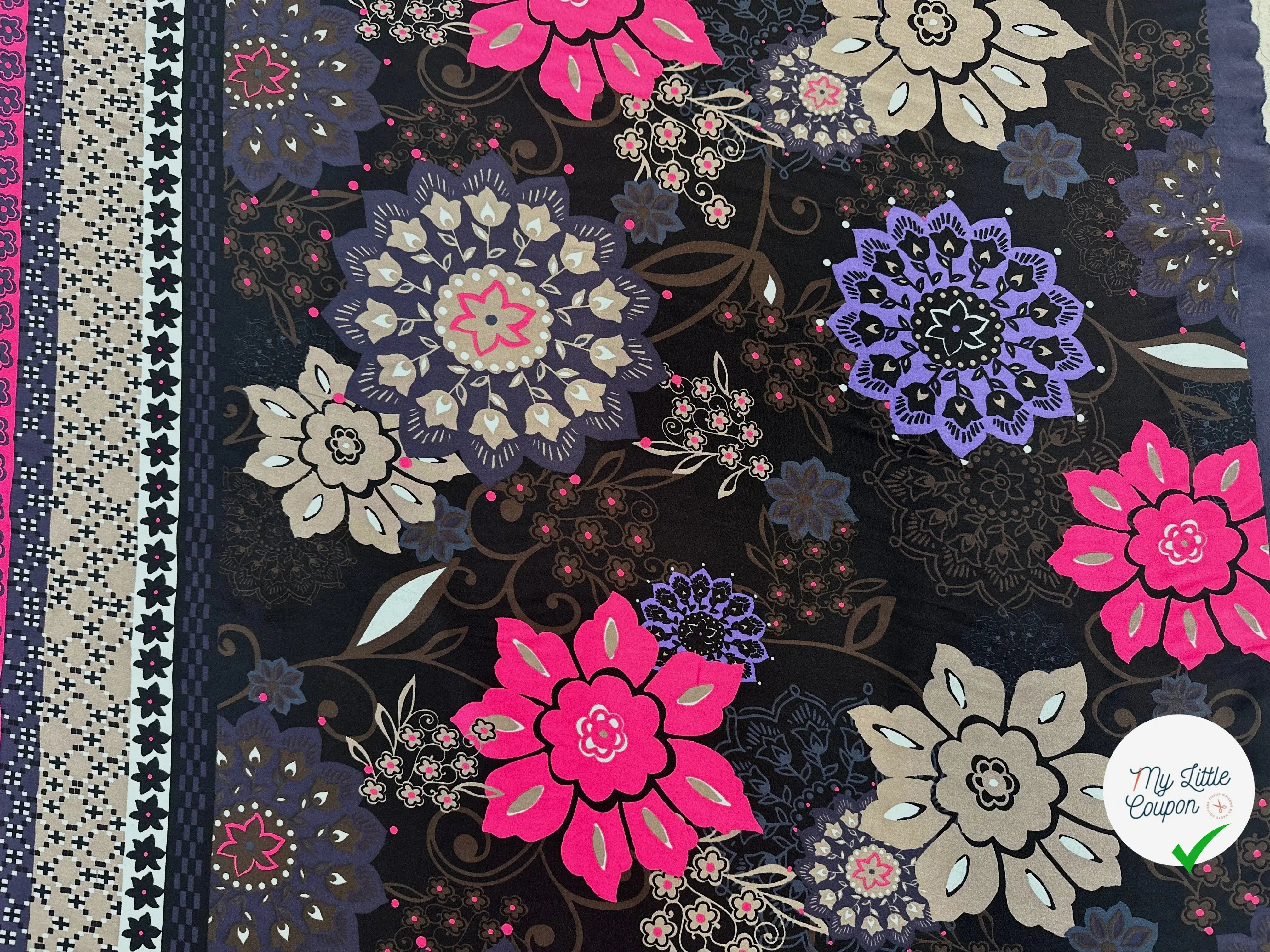 SATIN DE SOIE ITALIE FIORI MLC INTERN