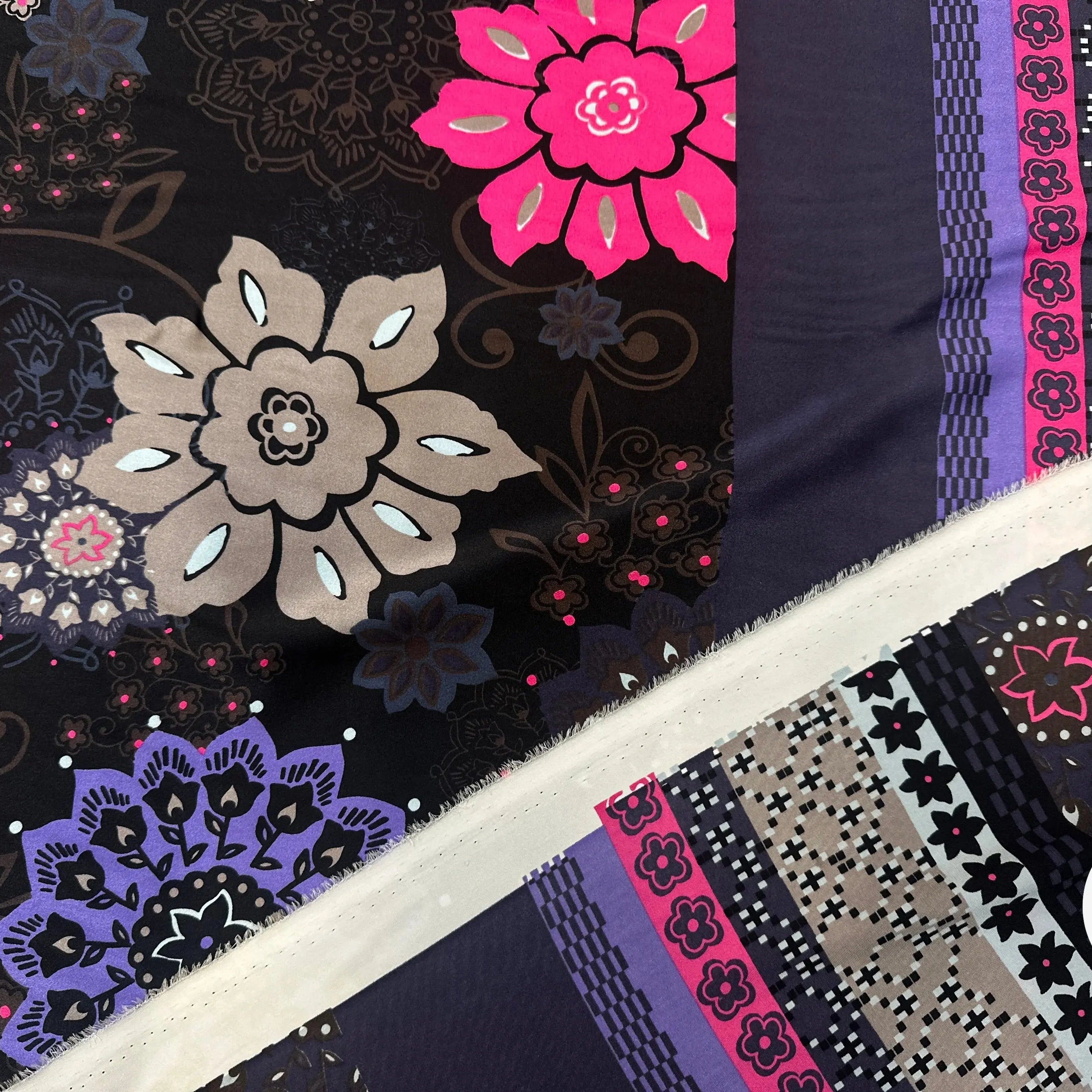 SATIN DE SOIE ITALIE FIORI MLC INTERN