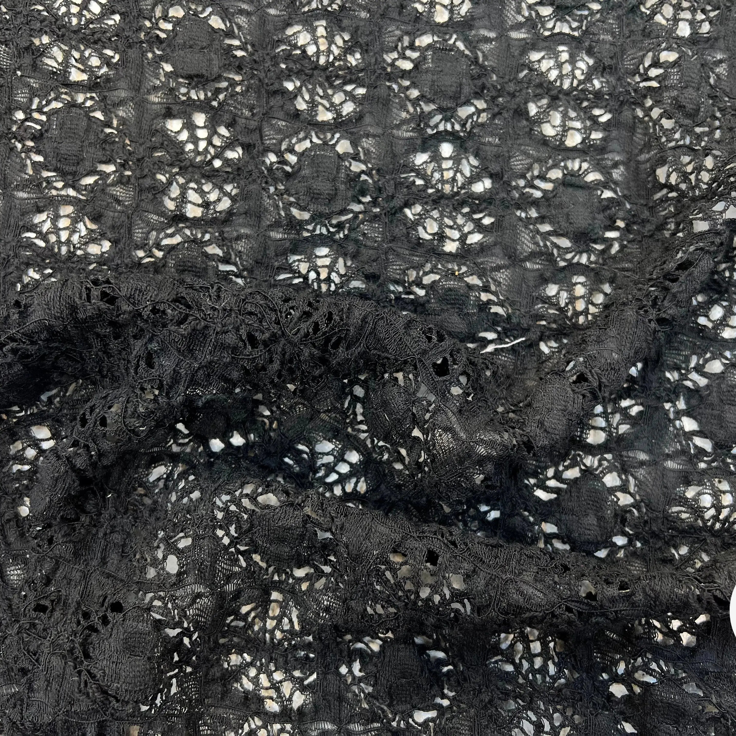 STRETCH DENTELLE FILET NOIR MSO