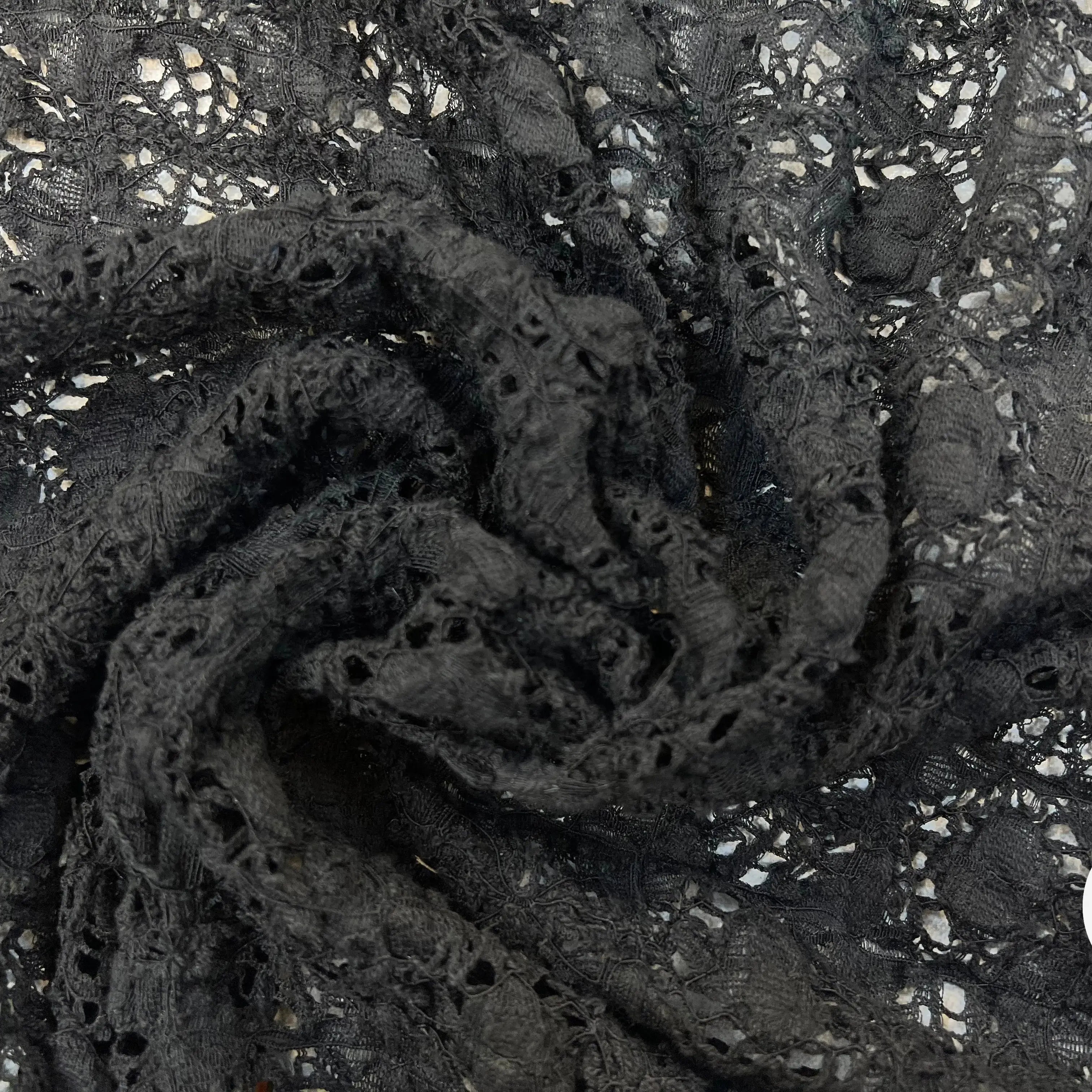 STRETCH DENTELLE FILET NOIR MSO