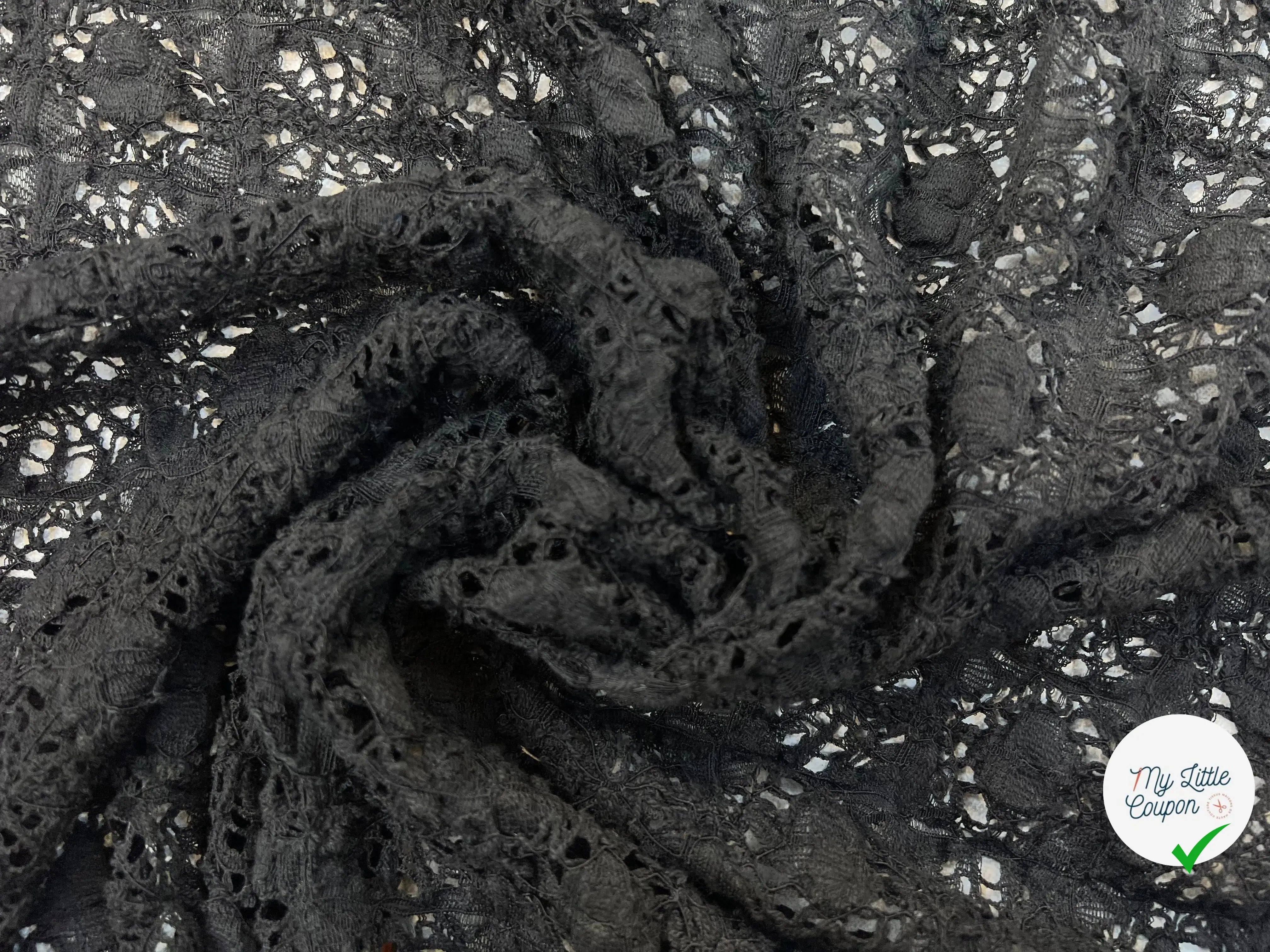 STRETCH DENTELLE FILET NOIR MSO