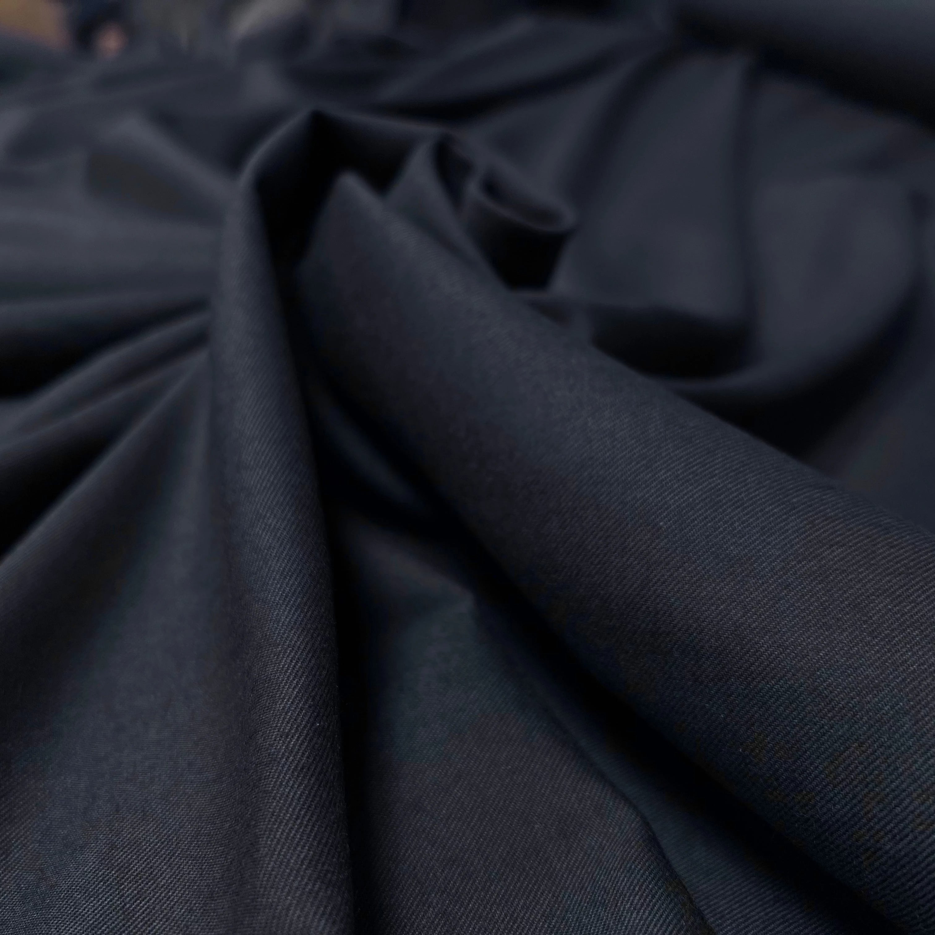 TISSU CHEMISE FLANELETTE COTON GRIS BLEUTÉ - My Little Coupon