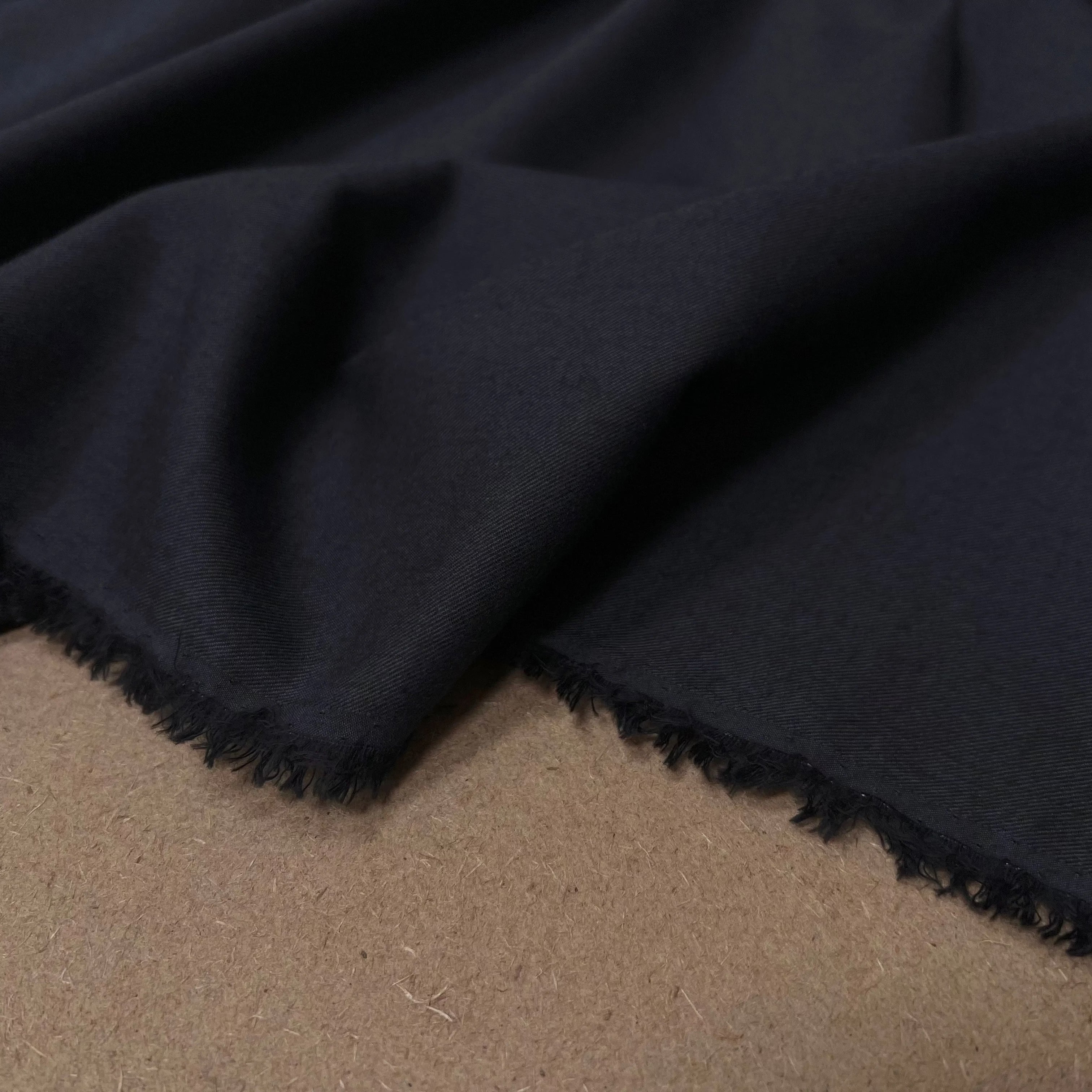 TISSU CHEMISE FLANELETTE COTON GRIS BLEUTÉ - My Little Coupon