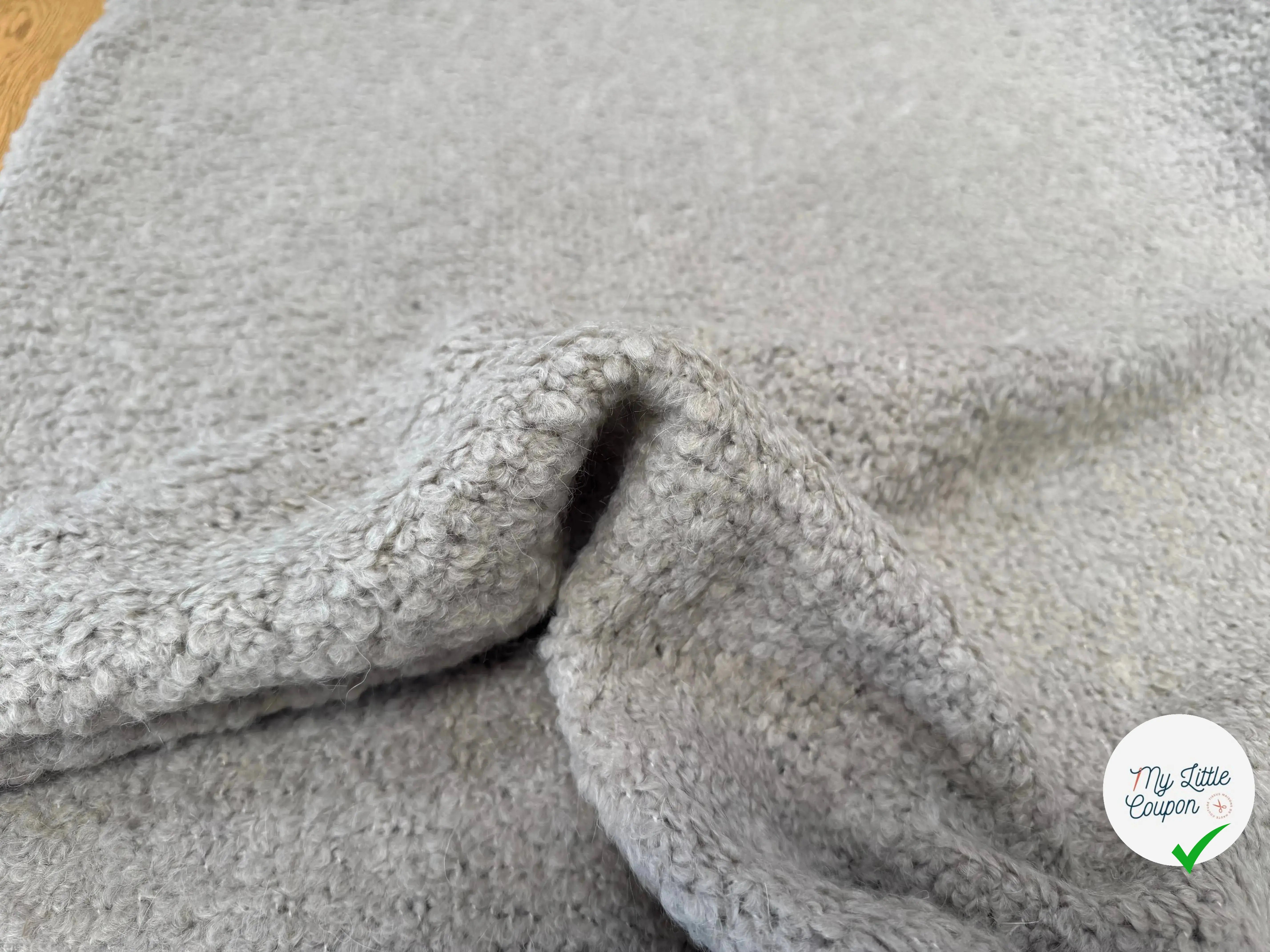 TWEED BOUCLETTE BEIGE STRETCH - My Little Coupon