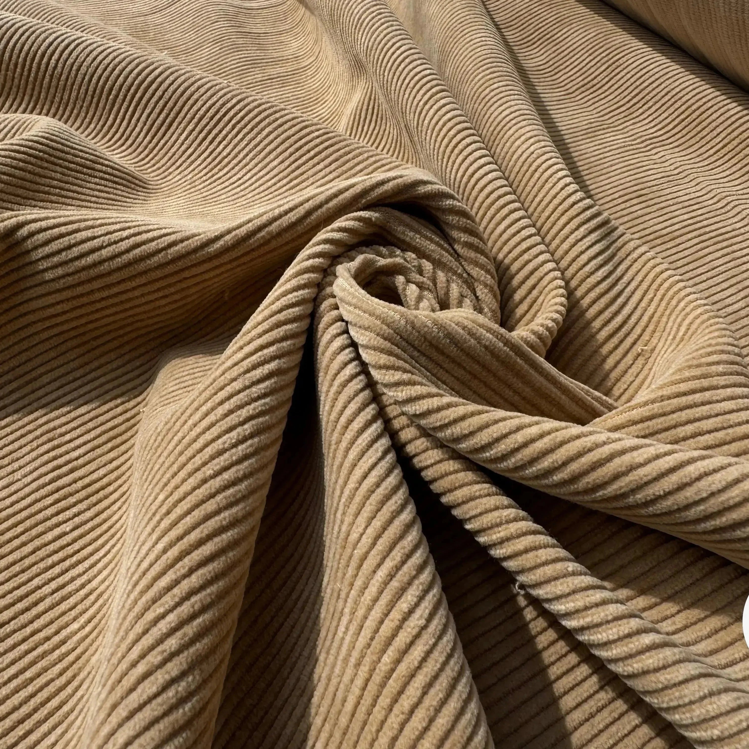 VELOURS COTTON CORDUROY, Pearl Beige - My Little Coupon