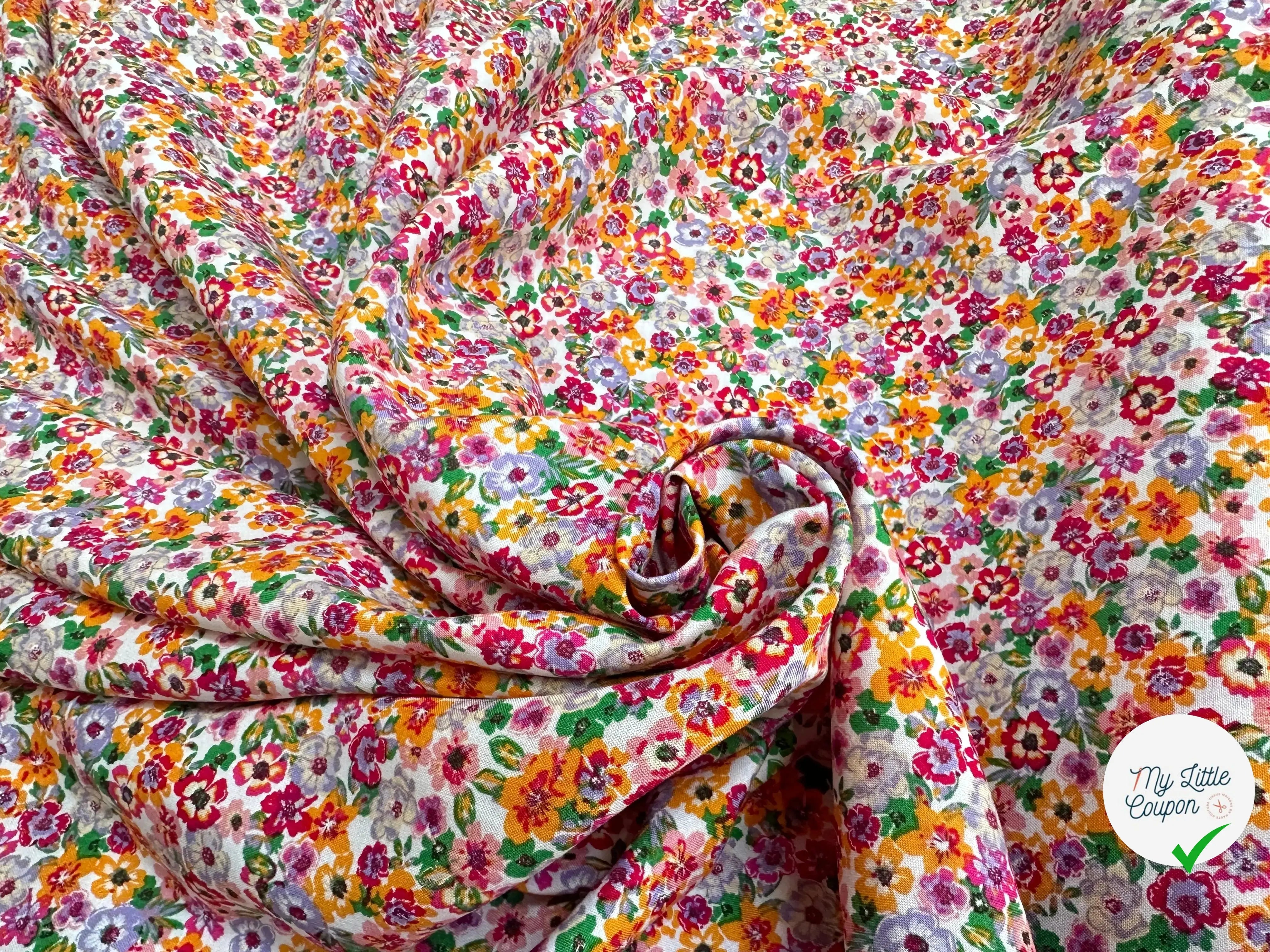 VISCOSE IDYLLE PRUNE OEKO-TEX - My Little Coupon