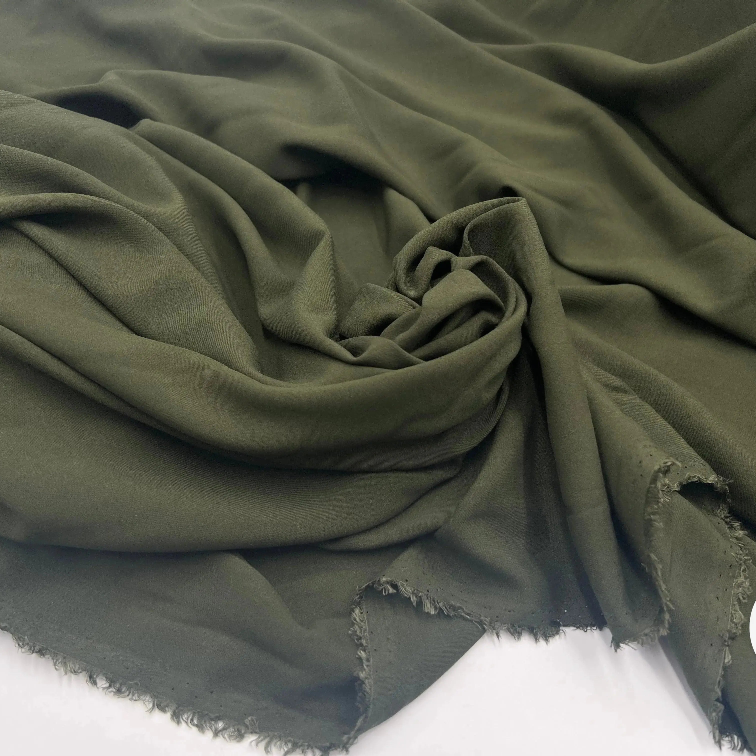 VOILE VISCOSE KAKI - My Little Coupon - tissu - coudre