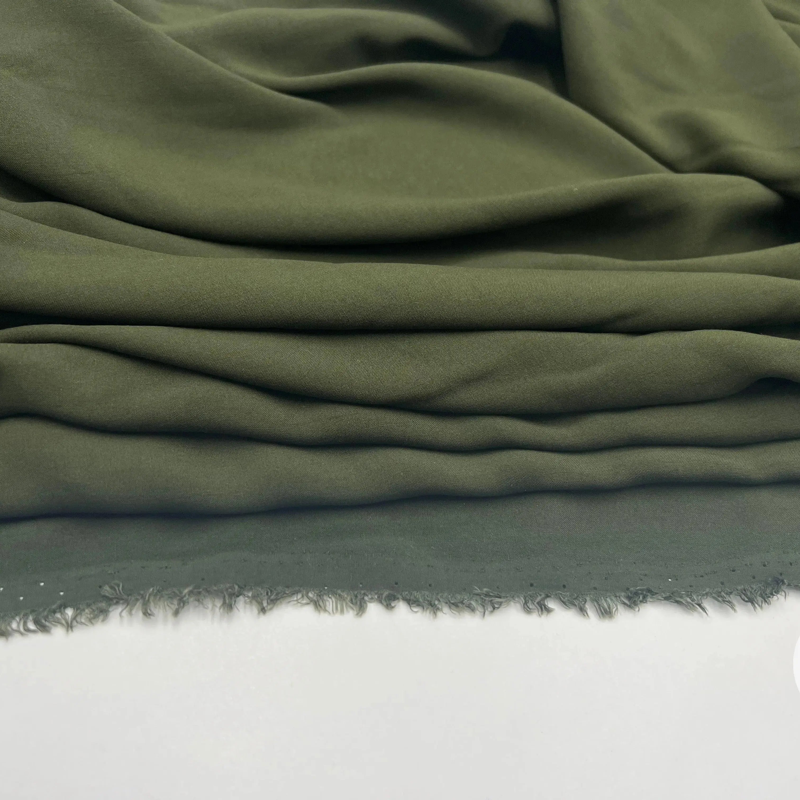 VOILE VISCOSE KAKI - My Little Coupon - tissu - coudre