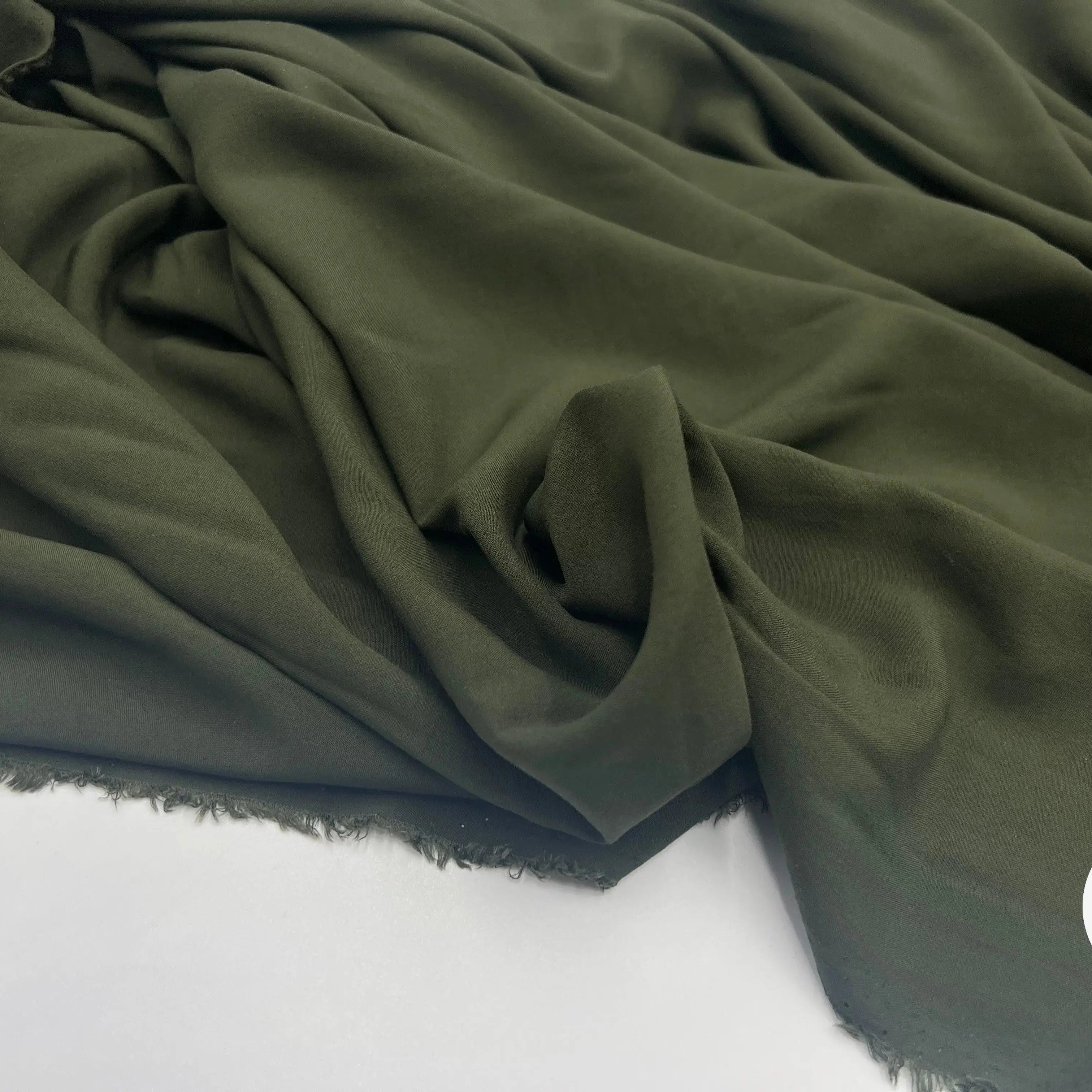 VOILE VISCOSE KAKI - My Little Coupon - tissu - coudre