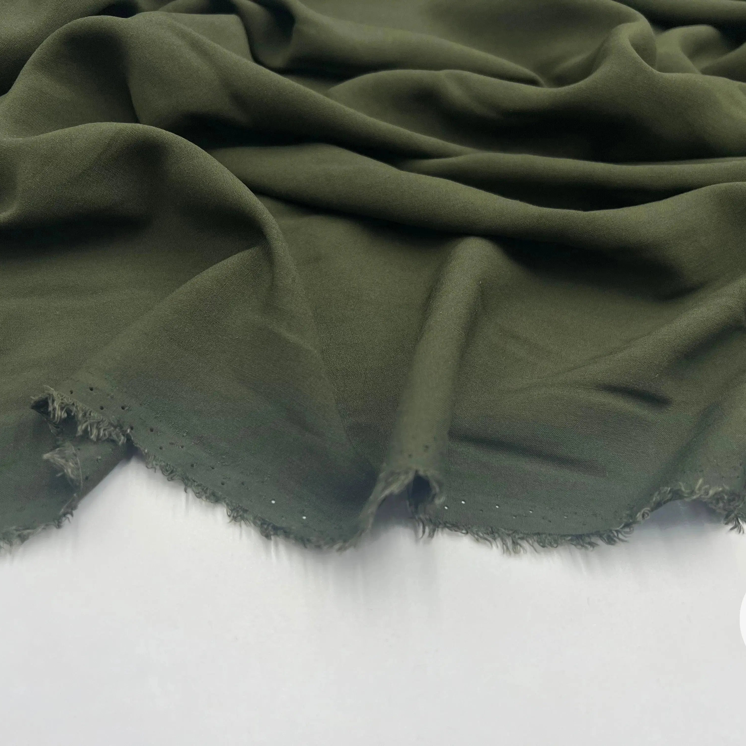 VOILE VISCOSE KAKI - My Little Coupon - tissu - coudre