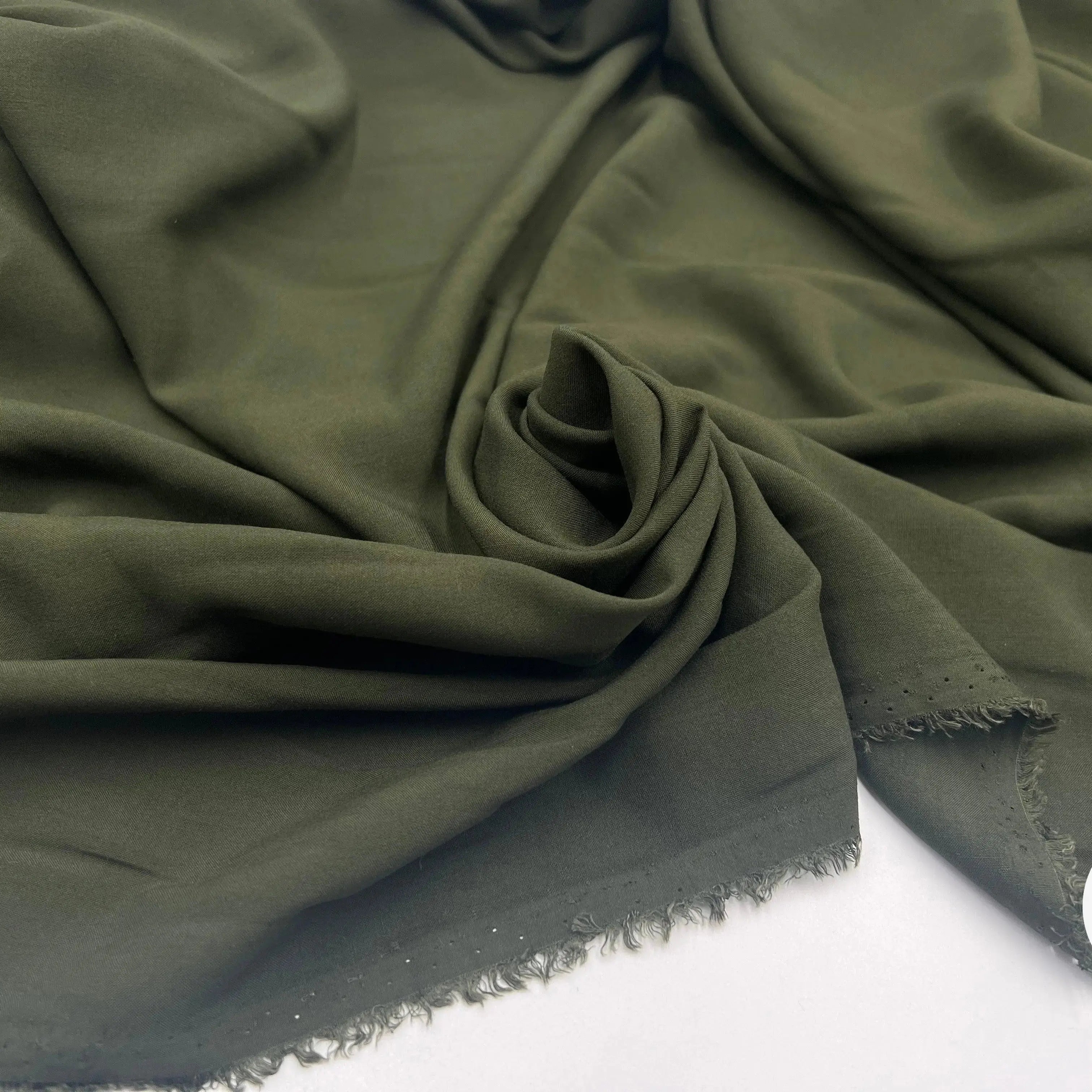 VOILE VISCOSE KAKI - My Little Coupon - tissu - coudre