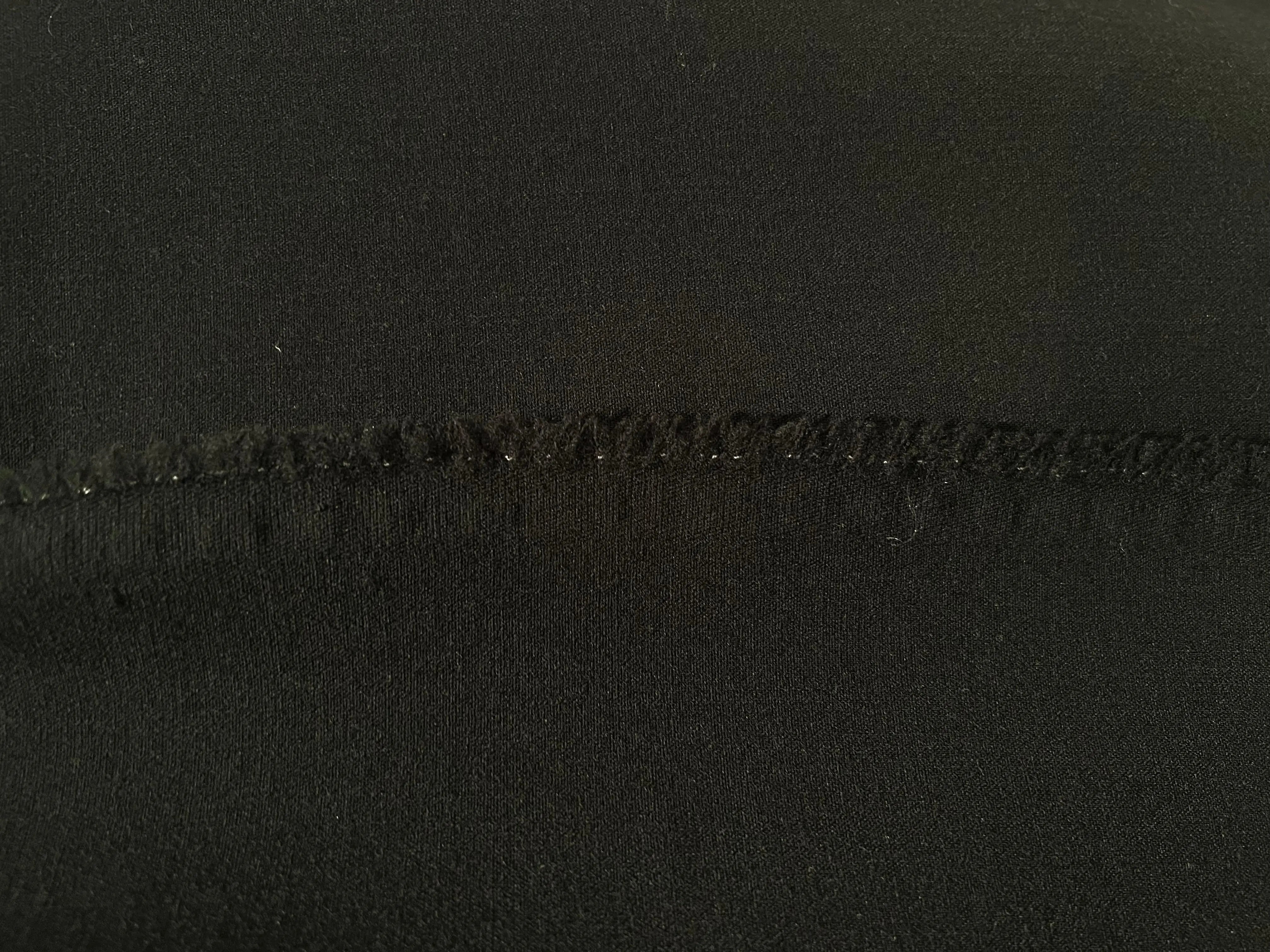 CRÊPE DE LAINE LOURD EXTENSIBLE NOIR - My Little Coupon - tissu - coudre