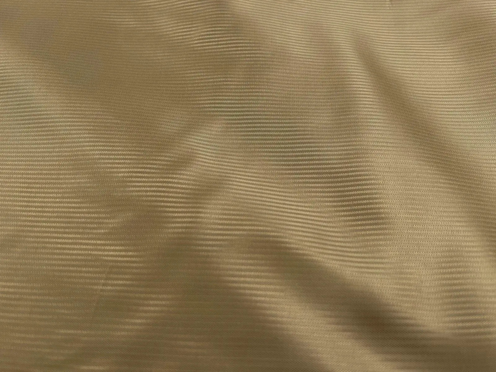 DOUBLURE FANTAISIE MOTIF RAYURES CARAMEL BEURRE SALÉ - coupon de tissu de 3 mètres - My Little Coupon - tissu - coudre