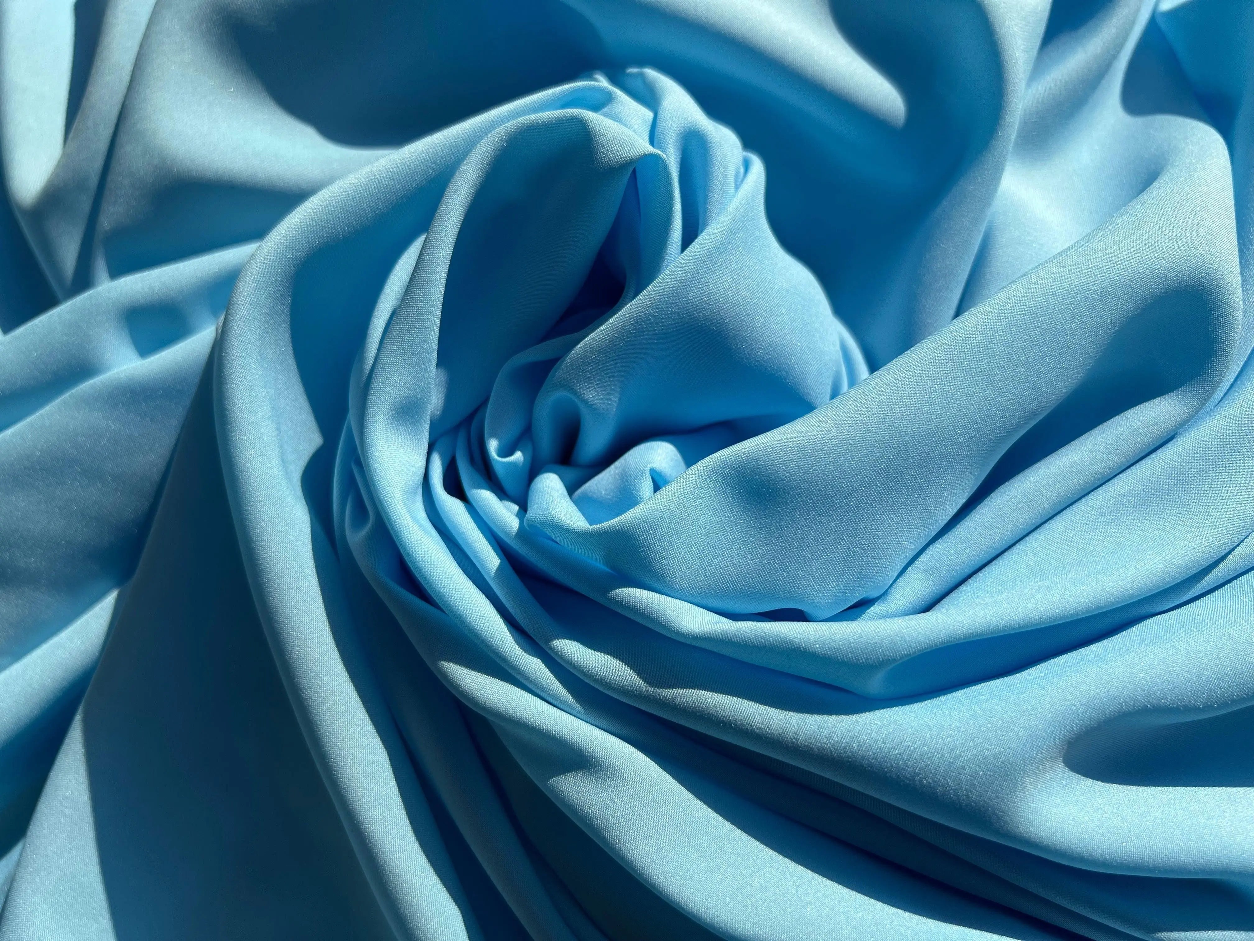 DOUBLURE PONGÉ BLEU TURQUOISE - My Little Coupon - tissu - coudre