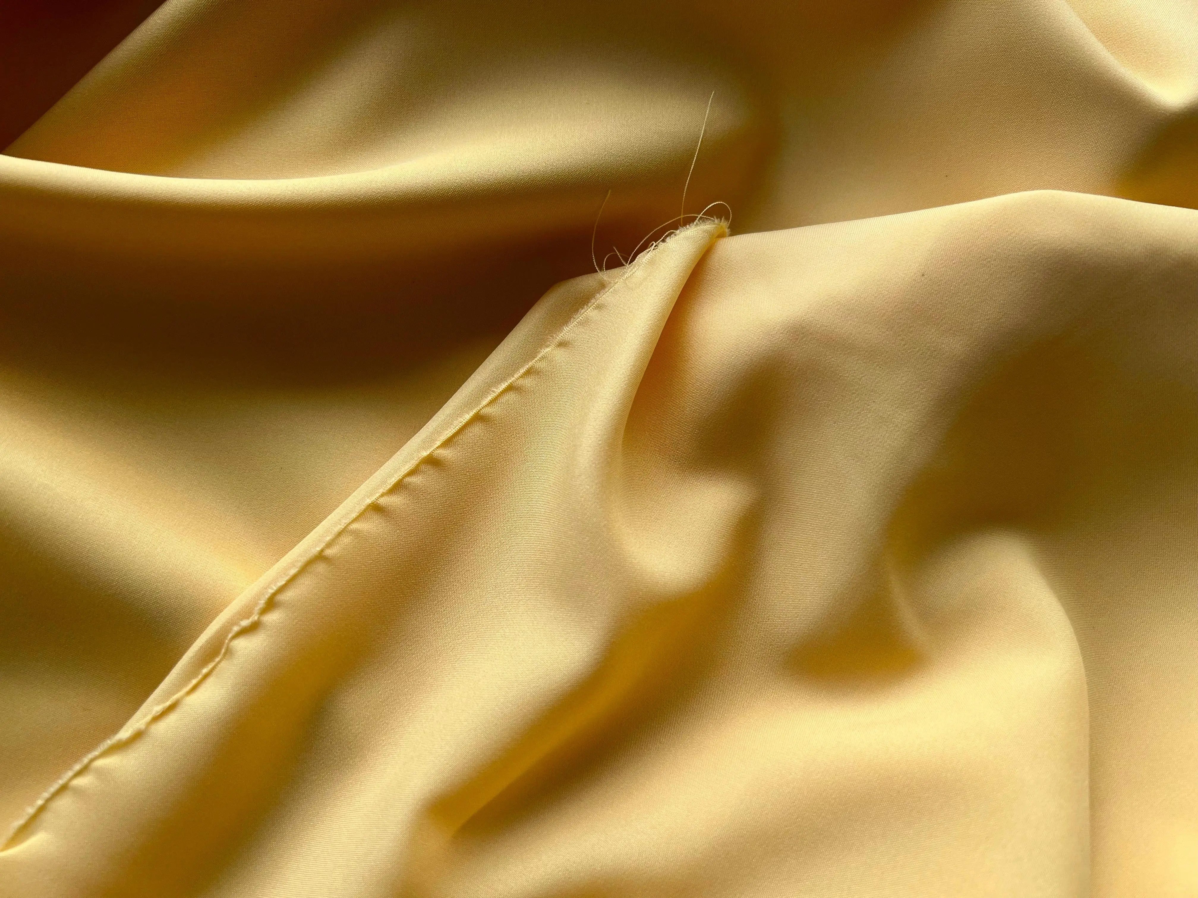 DOUBLURE PONGĂ JAUNE PAILLE - My Little Coupon - tissu - coudre