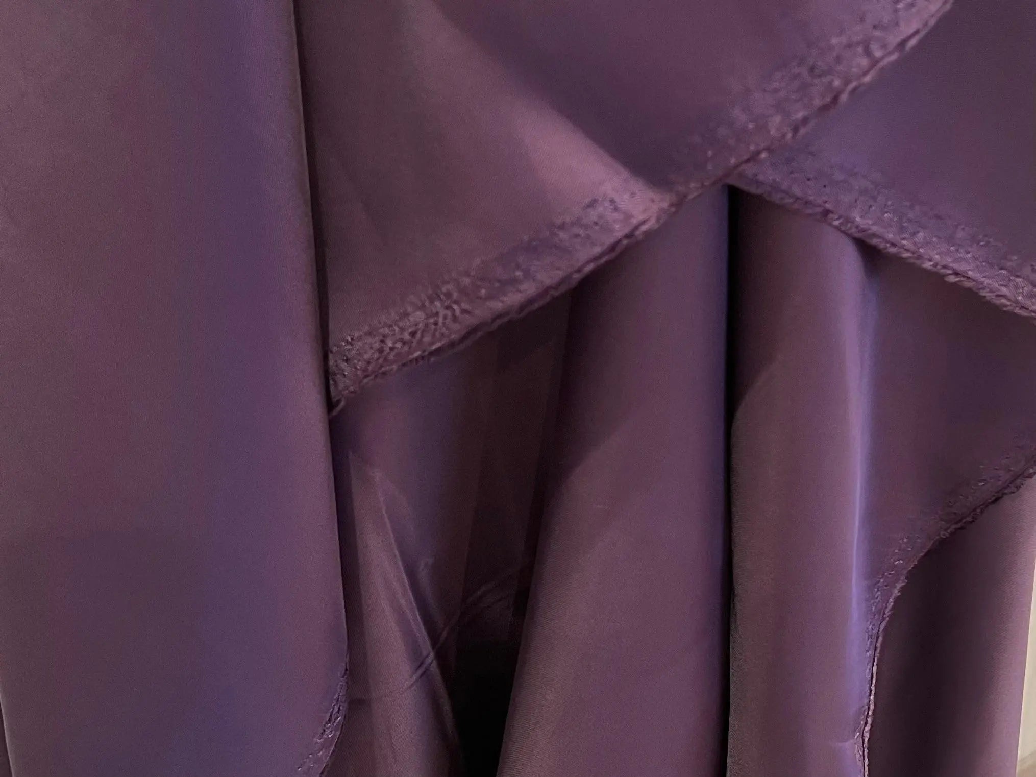 DOUBLURE SATIN 100% VISCOSE VIOLET - coupon de 3 mètres - My Little Coupon - tissu - coudre