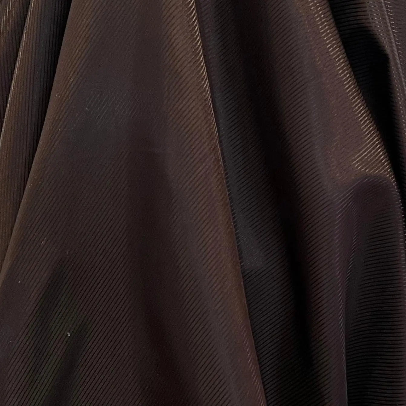 DOUBLURE SATIN FACON DRILL MARRON FONCÉ - My Little Coupon - tissu - coudre