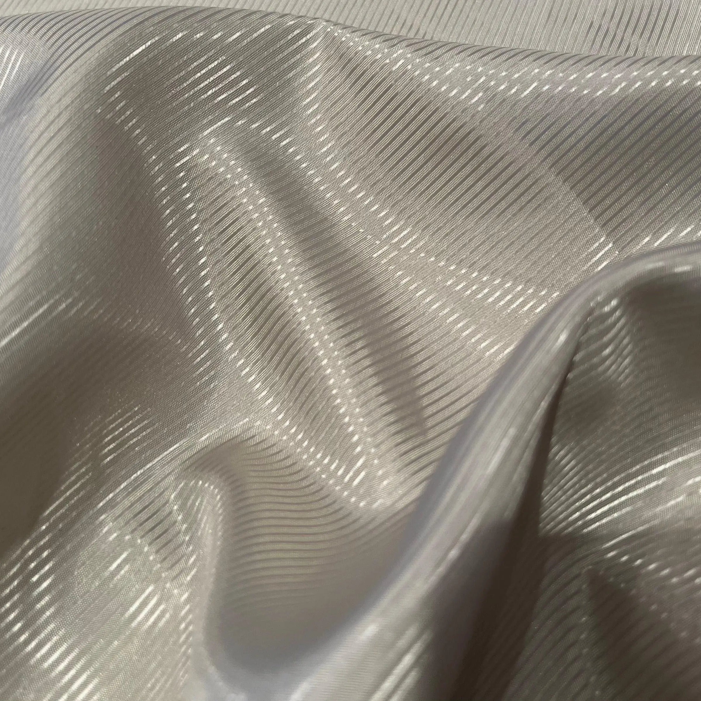 DOUBLURE SATIN FACON DRILL OYSTER GREY - coupon de 3 mètres - My Little Coupon - tissu - coudre