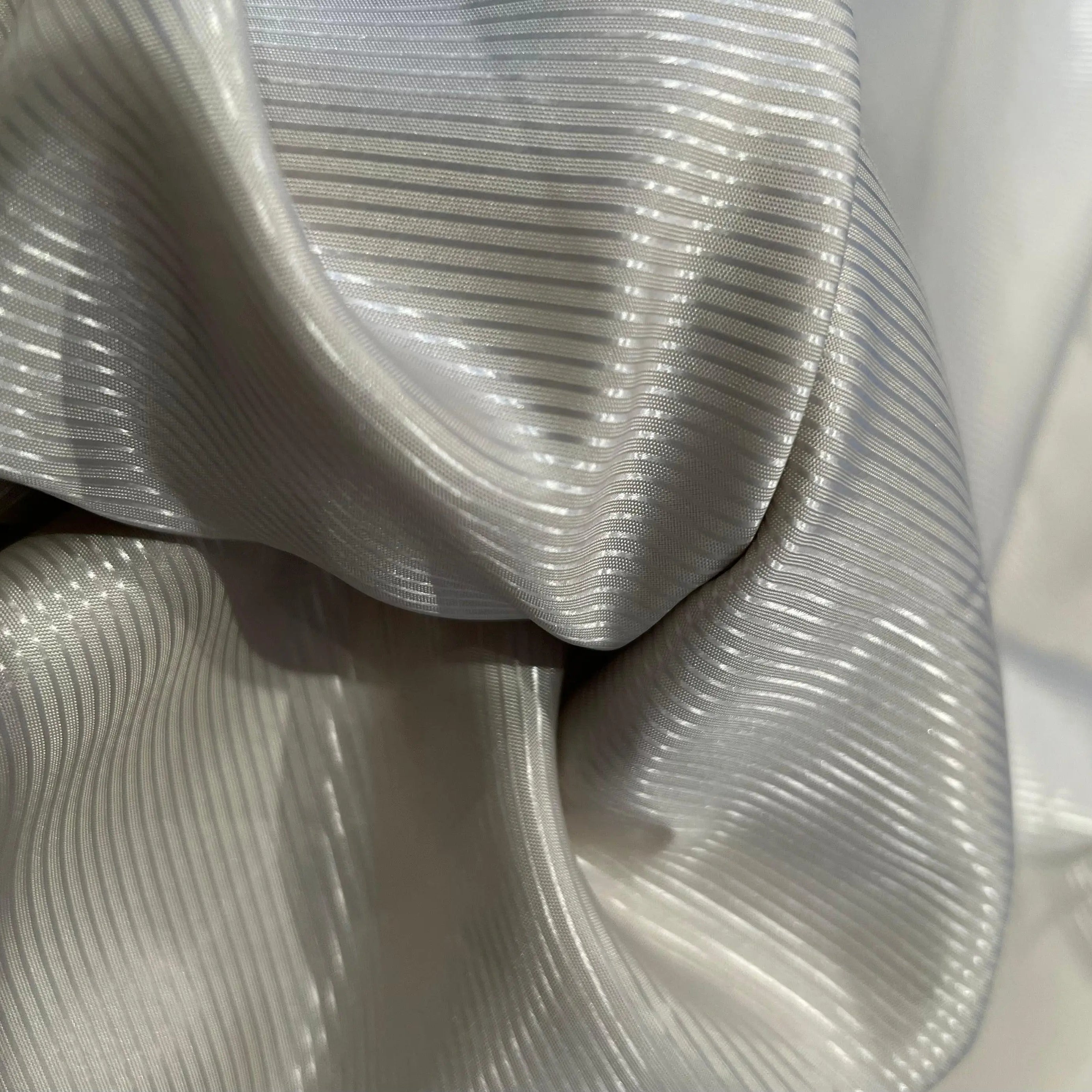 DOUBLURE SATIN FACON DRILL OYSTER GREY - coupon de 3 mètres - My Little Coupon - tissu - coudre