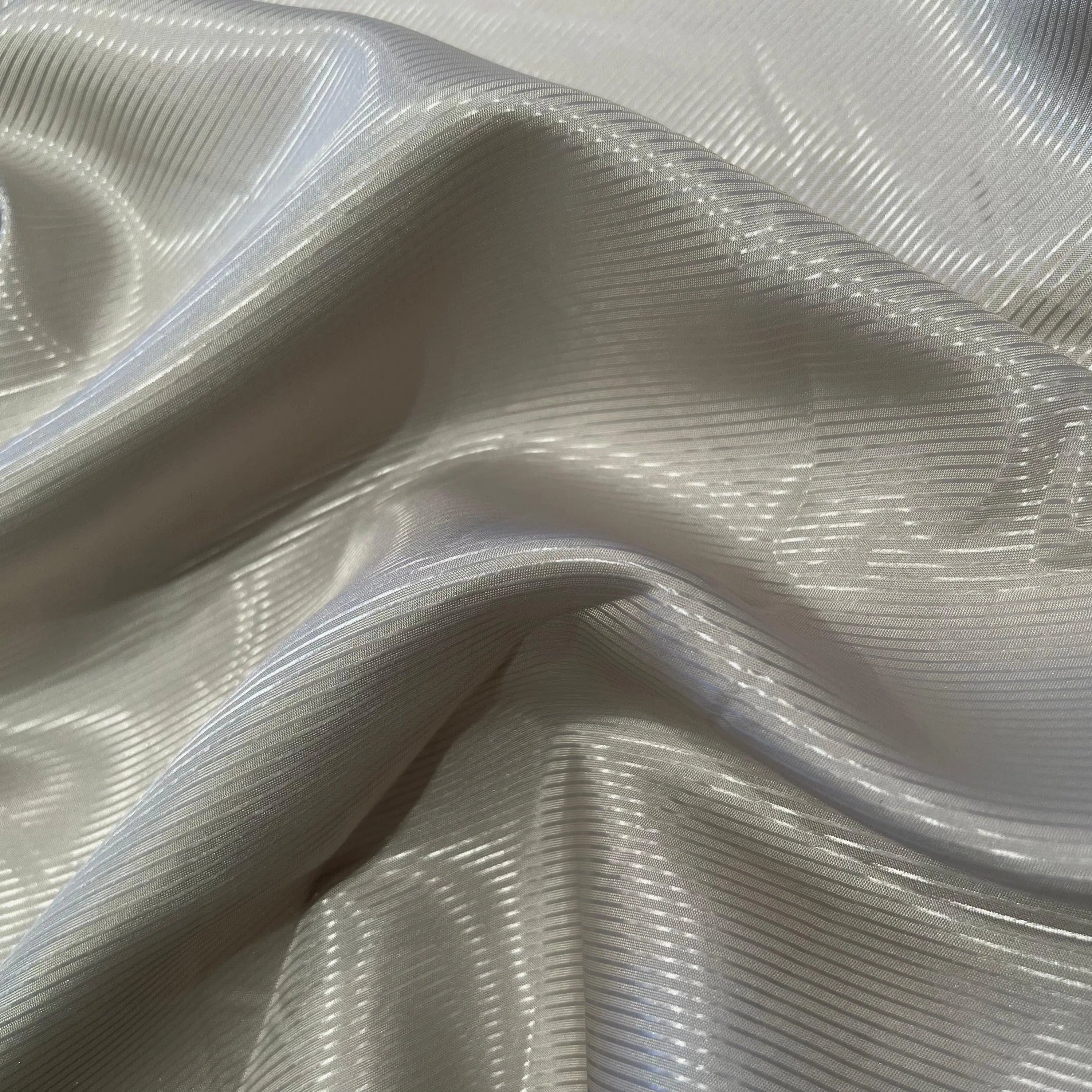 DOUBLURE SATIN FACON DRILL OYSTER GREY - coupon de 3 mètres - My Little Coupon - tissu - coudre