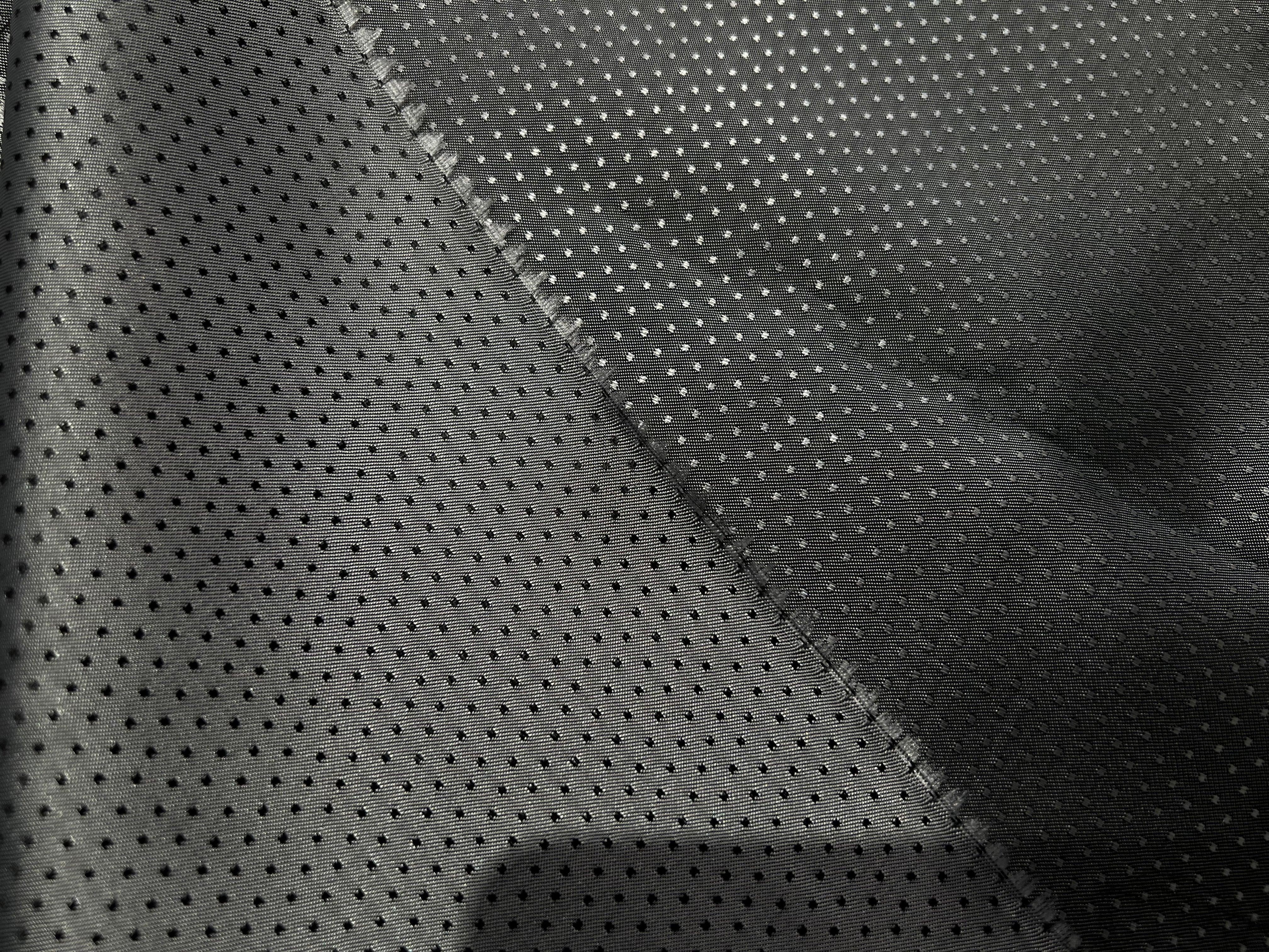 DOUBLURE SATIN FANTAISIE GRIS ARGENT POINTILLÉS TISSÉS - My Little Coupon - tissu - coudre