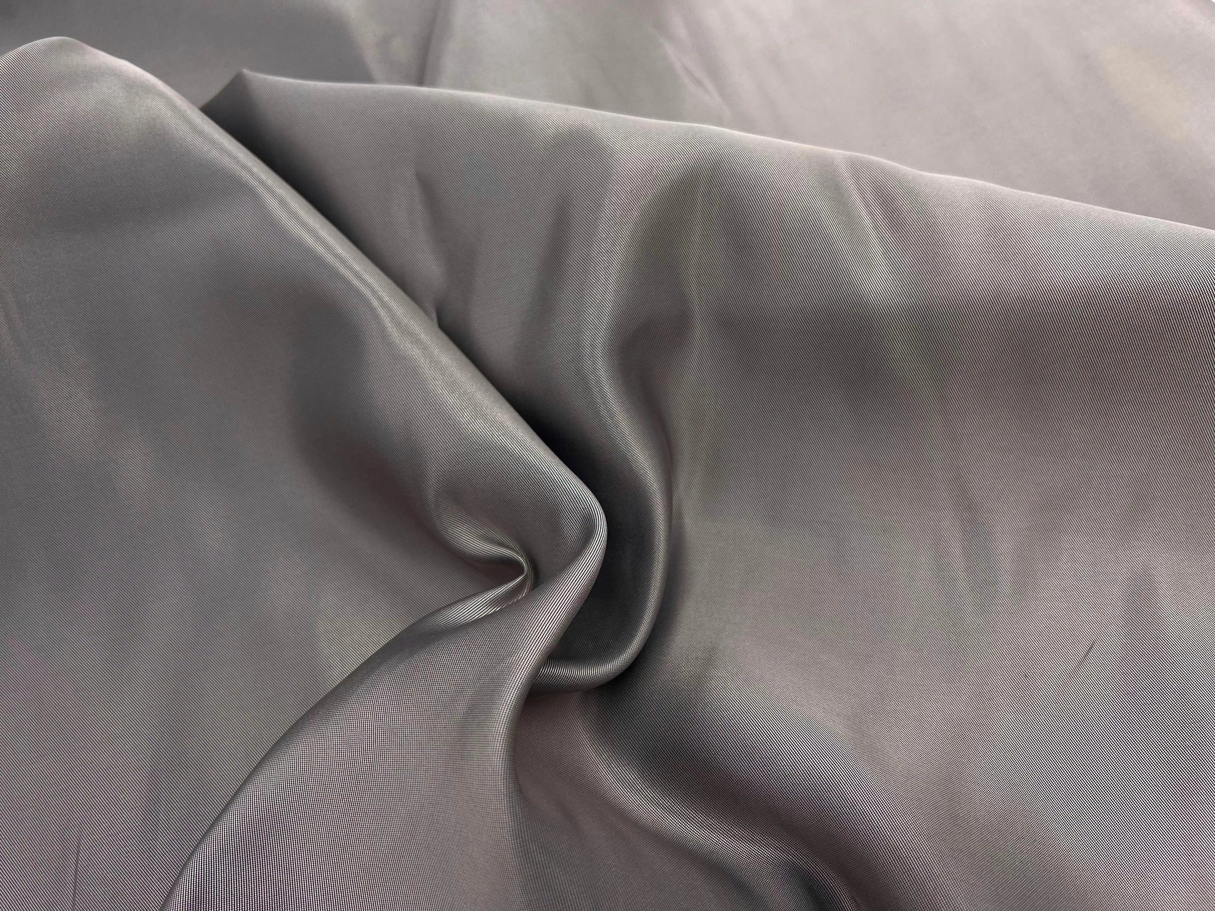 DOUBLURE SATIN GRIS ROSÉ CHANGEANT - coupon de 3 mètres - My Little Coupon - tissu - coudre