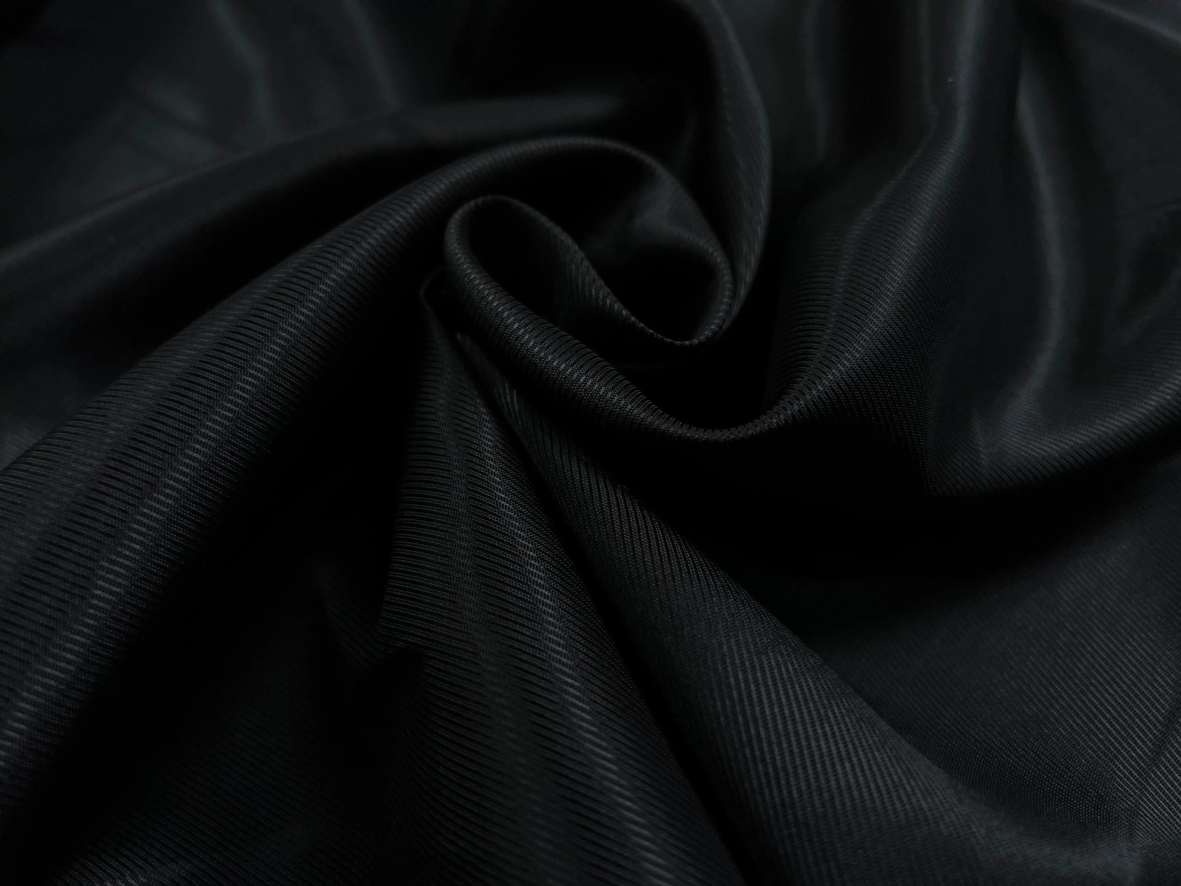 DOUBLURE SATIN TWILL VISCOSE NUIT PROFONDE - coupon de 3 mètres - My Little Coupon - tissu - coudre