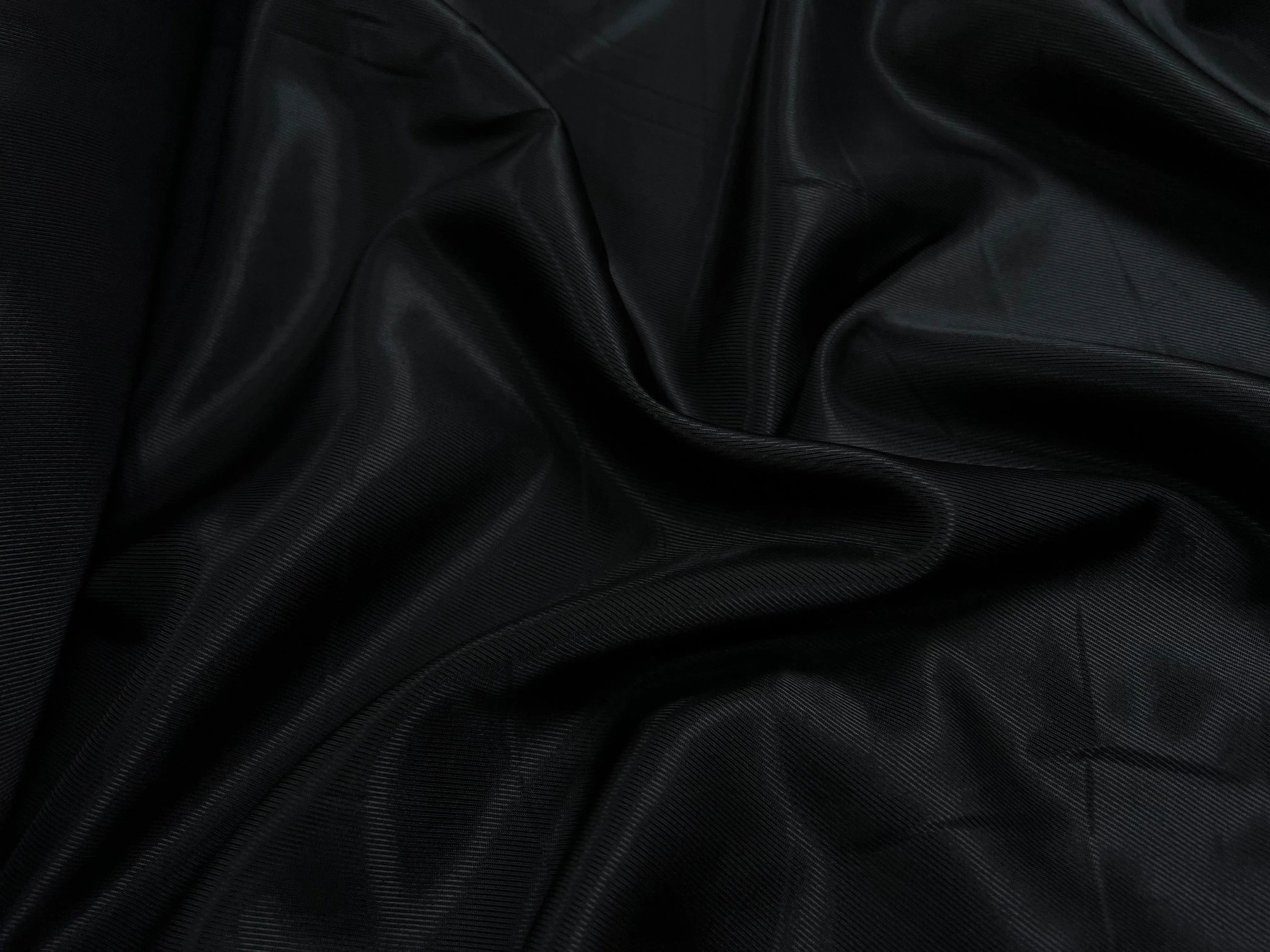 DOUBLURE SATIN TWILL VISCOSE NUIT PROFONDE - coupon de 3 mètres - My Little Coupon - tissu - coudre