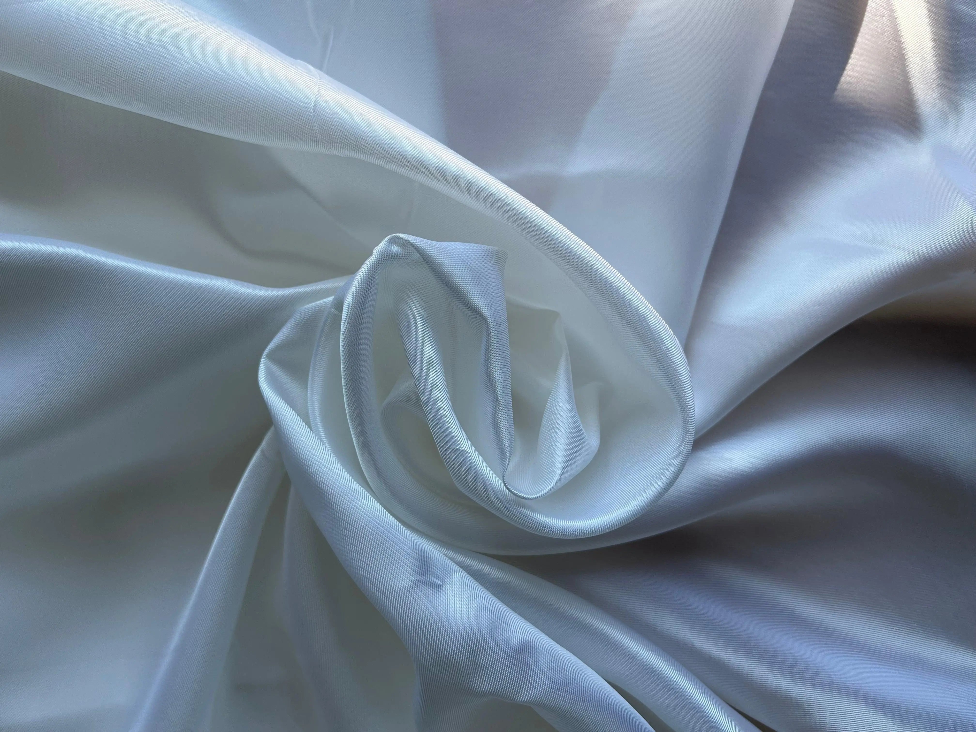 DOUBLURE SATIN VISCOSE BLANC NEIGE - coupon de 3 mètres - My Little Coupon - tissu - coudre