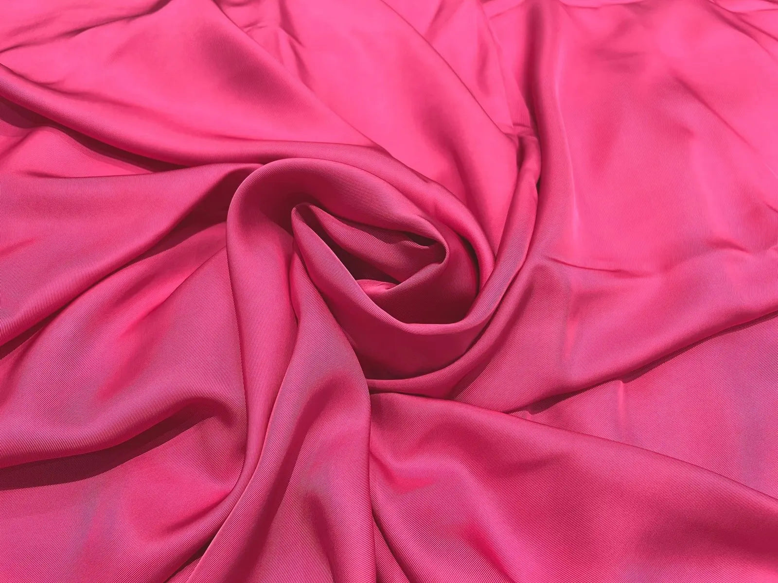 DOUBLURE SATIN VISCOSE FUSCHIA VIF - coupon de 3 mètres - My Little Coupon - tissu - coudre