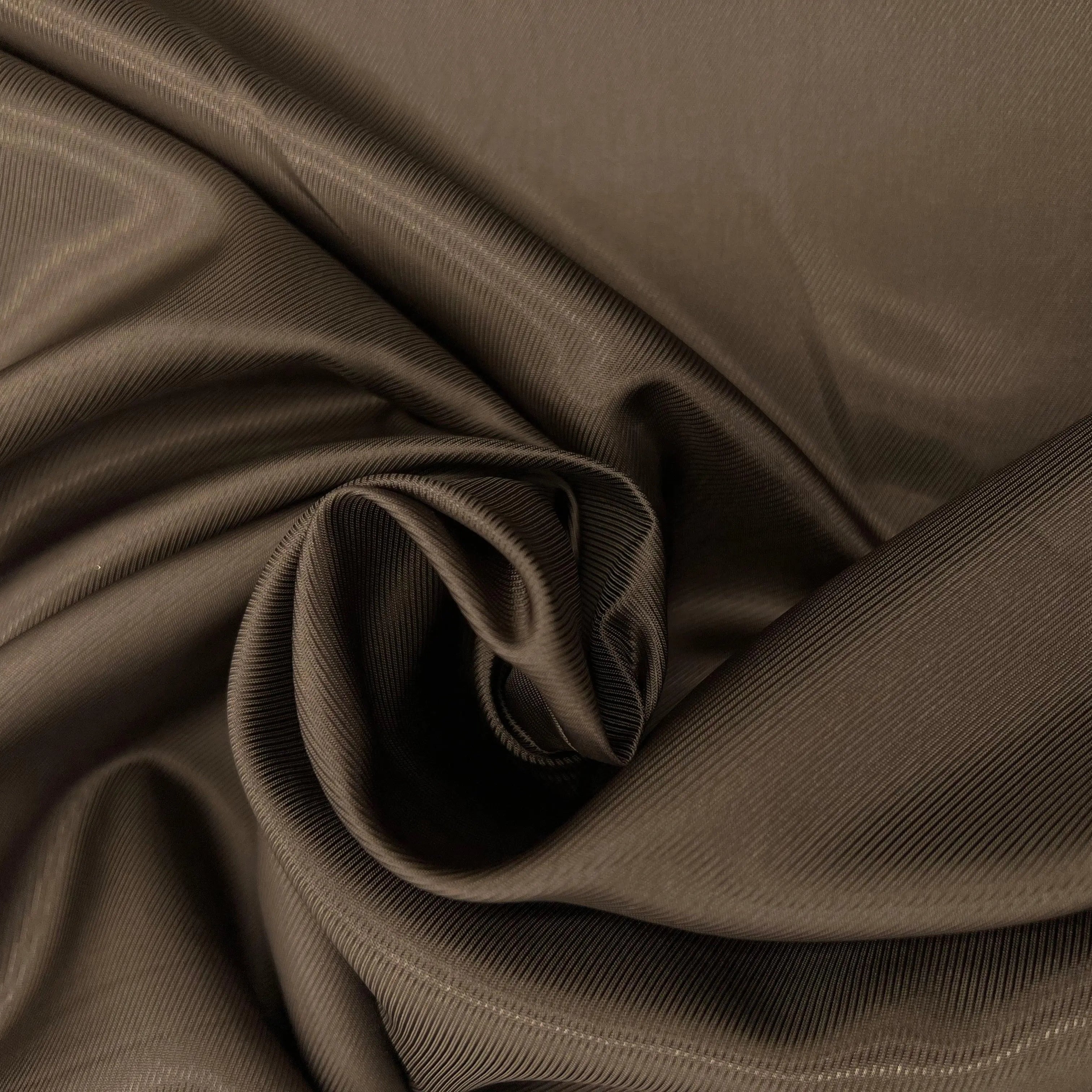 DOUBLURE SATIN VISCOSE GRAIN DE CAFÉ- coupon de 3 mètres - My Little Coupon - tissu - coudre