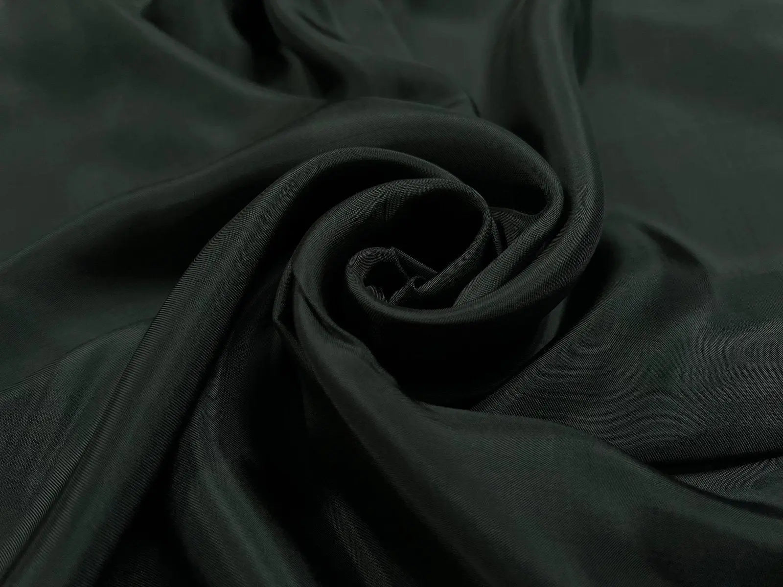 DOUBLURE SATIN VISCOSE KAKI FONCÉ SAPIN - My Little Coupon - tissu - coudre