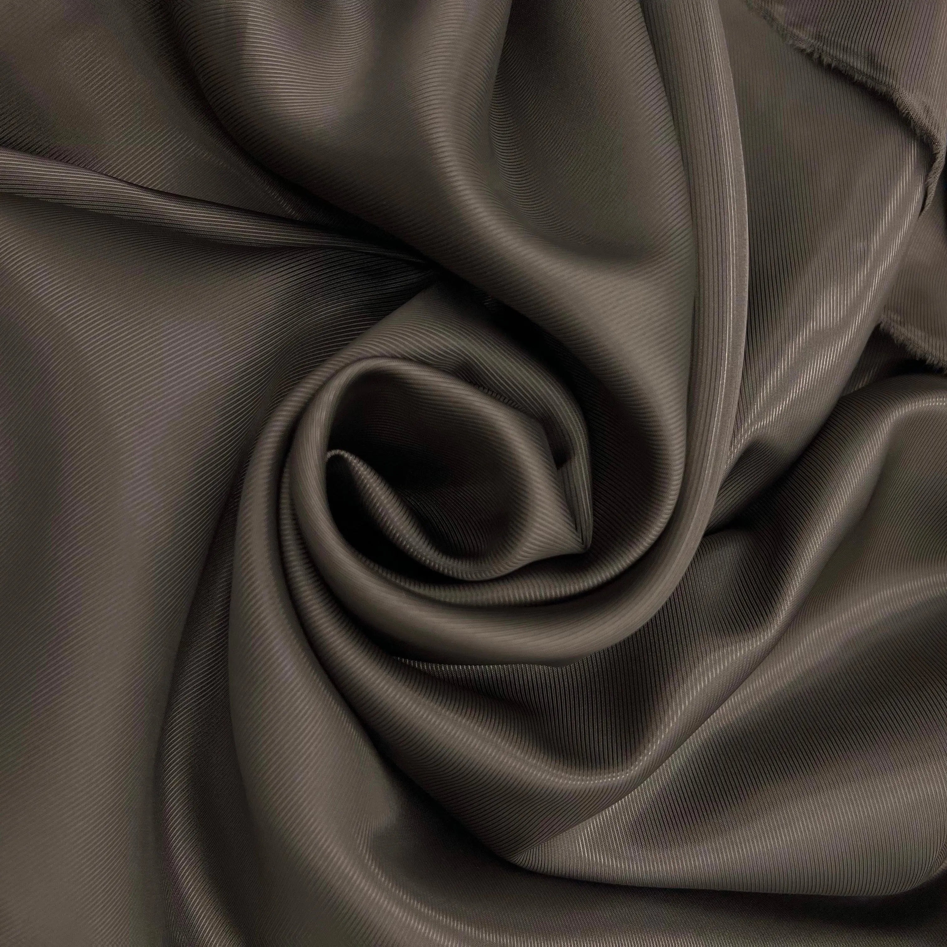 DOUBLURE SATIN VISCOSE MARRON GLACÉ - coupon de tissu de 3 mètres - My Little Coupon - tissu - coudre