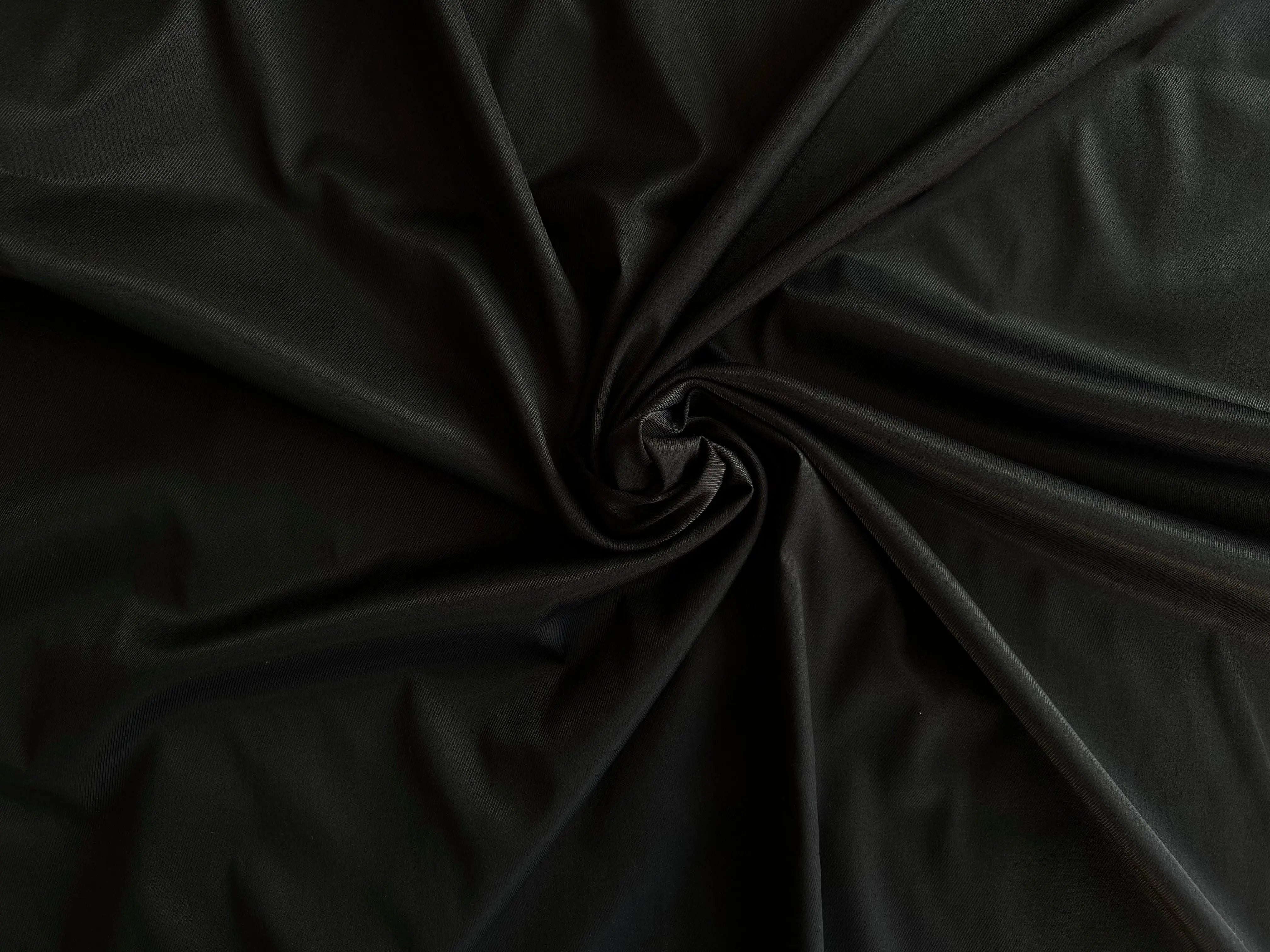 DOUBLURE SATIN VISCOSE NOIR CHINÉ MARRON - coupon de 3 mètres - My Little Coupon - tissu - coudre