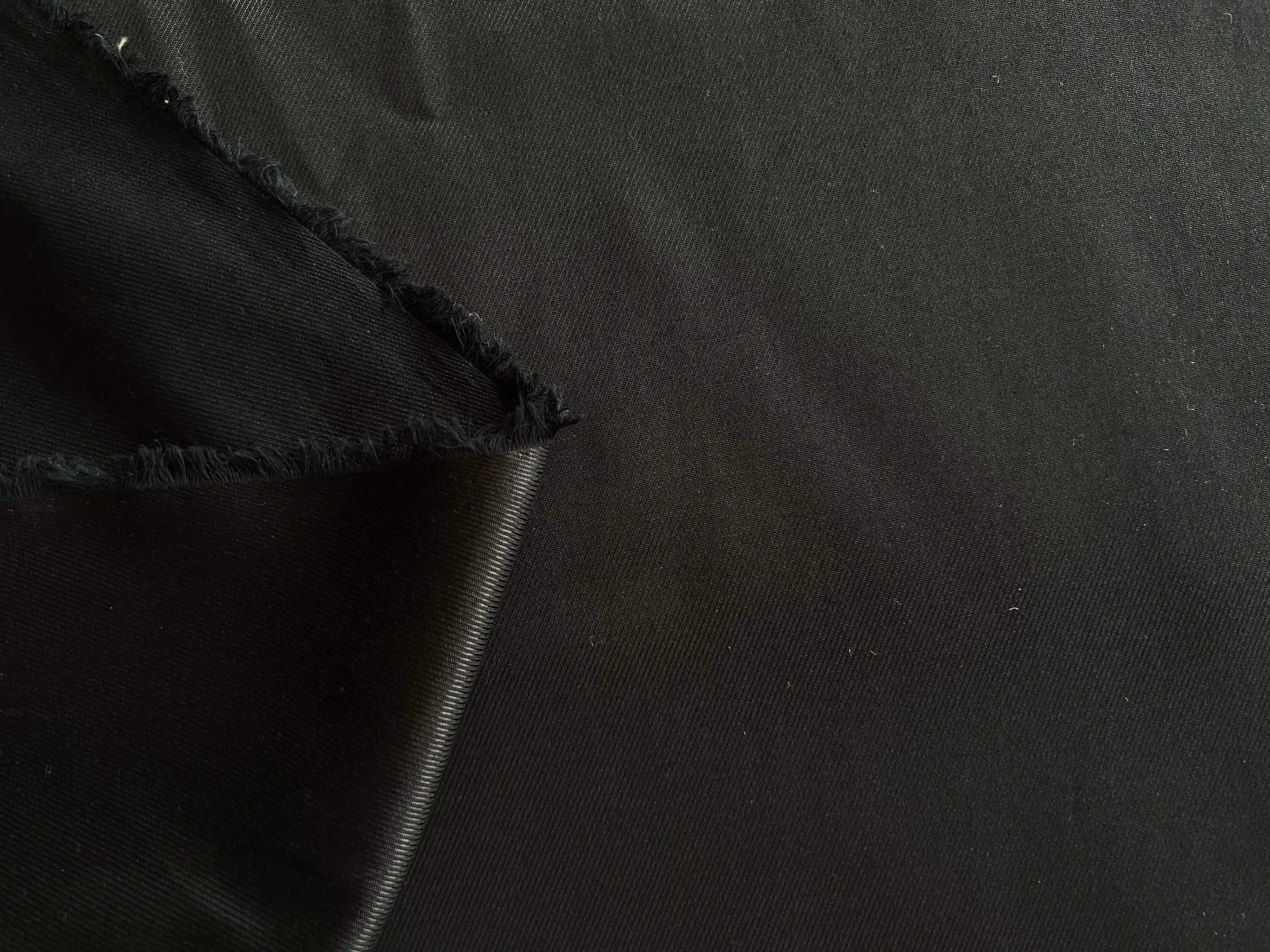 DOUBLURE SATIN VISCOSE NOIR CHINÉ MARRON - coupon de 3 mètres - My Little Coupon - tissu - coudre