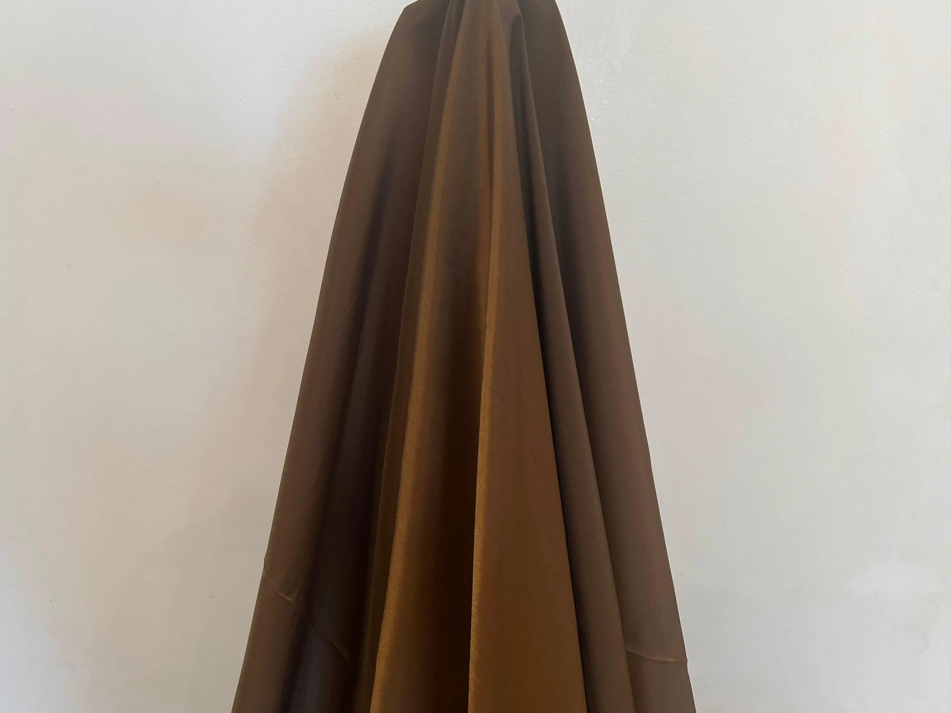 DOUBLURE TAFFETAS EXTENSIBLE MARRON NOISETTE - My Little Coupon - tissu - coudre