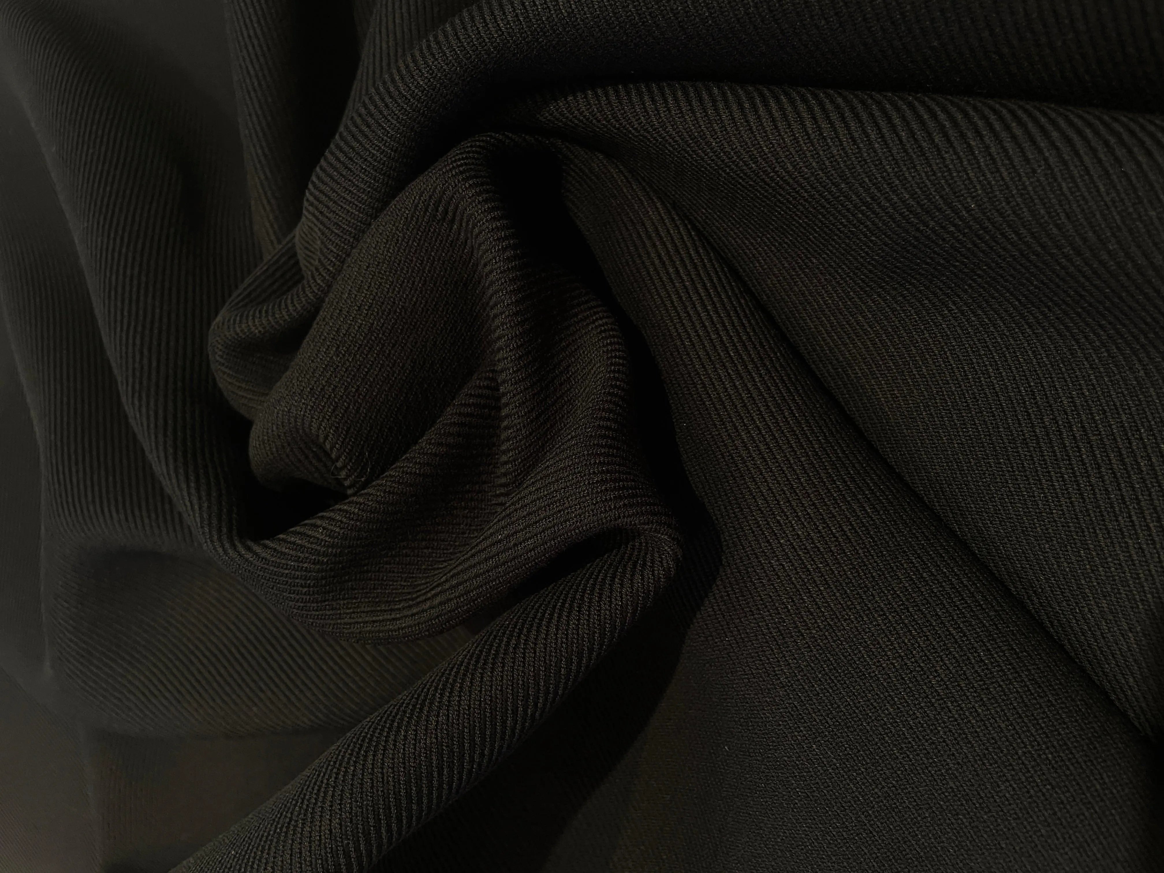 DRILL COTON POLYAMIDE NOIR 94% COTON - My Little Coupon - tissu - coudre