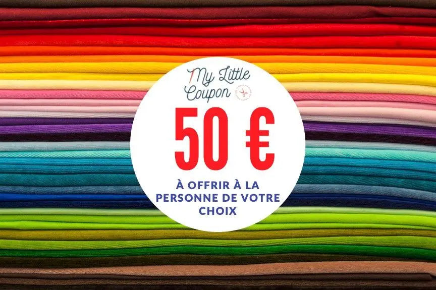 E-Carte Cadeau My Little Coupon - My Little Coupon - tissu - coudre