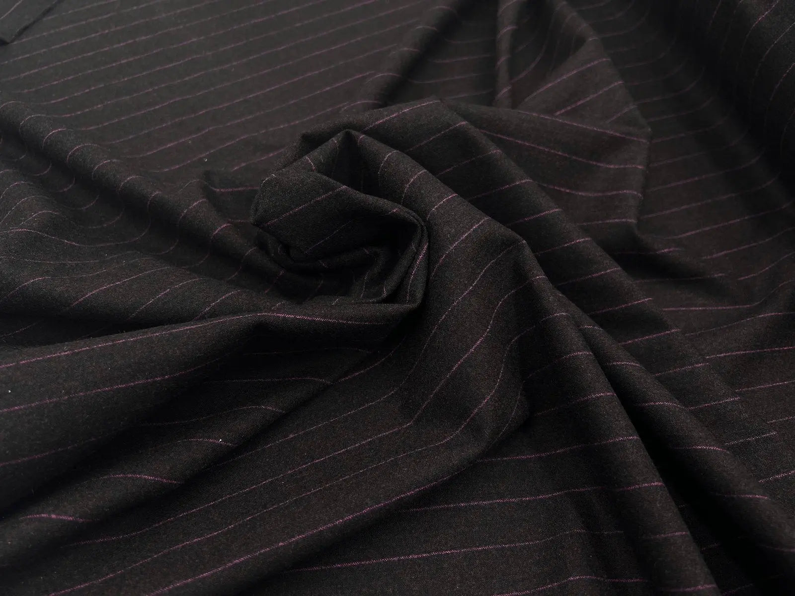 FLANELLE LEGERE RAYURE ROSE ANNÉES FOLLES 97% LAINE - coupon de 3 mètres - My Little Coupon - tissu - coudre