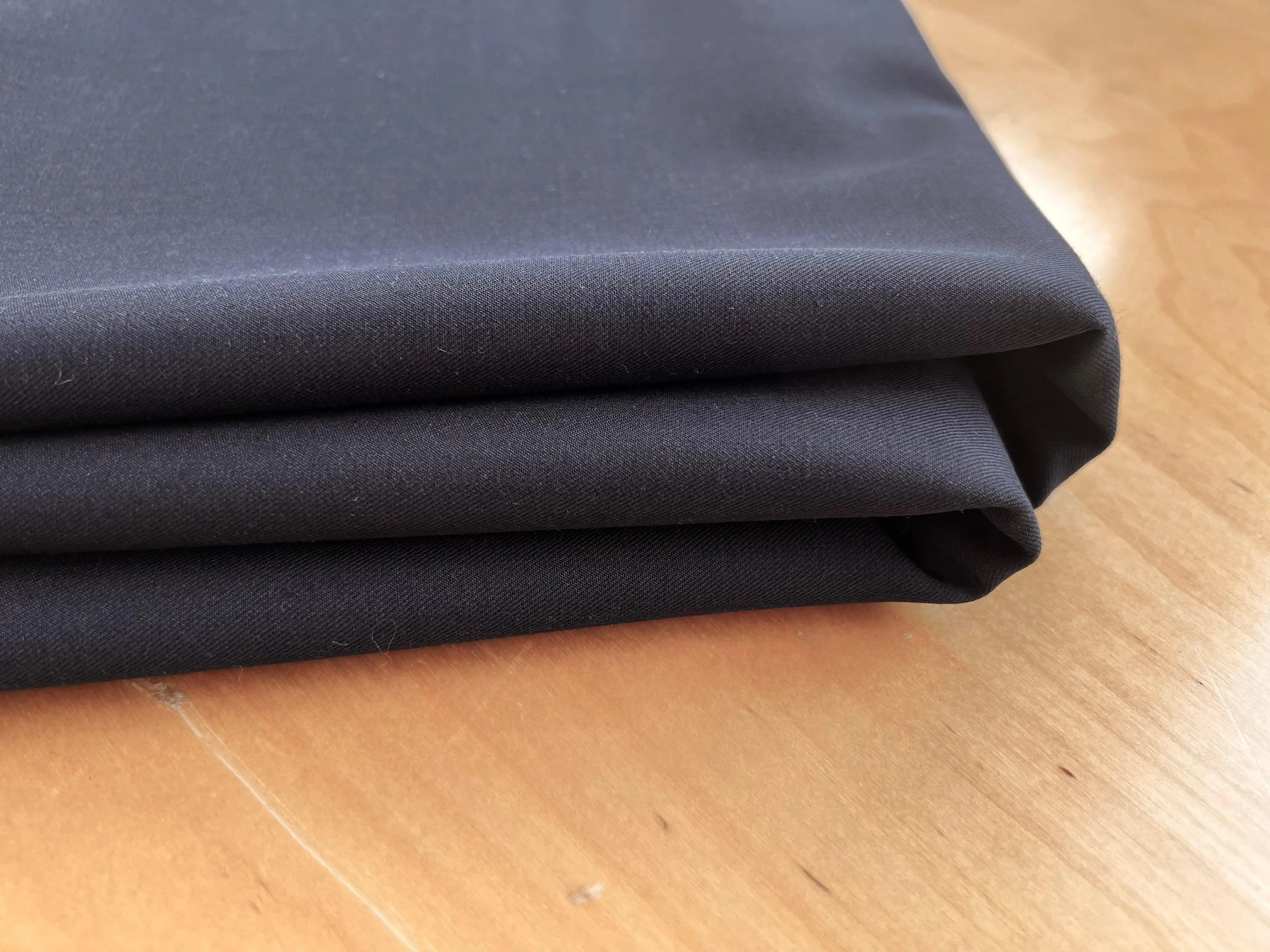 GABARDINE DE LAINE BLEU MARINE - My Little Coupon - tissu - coudre