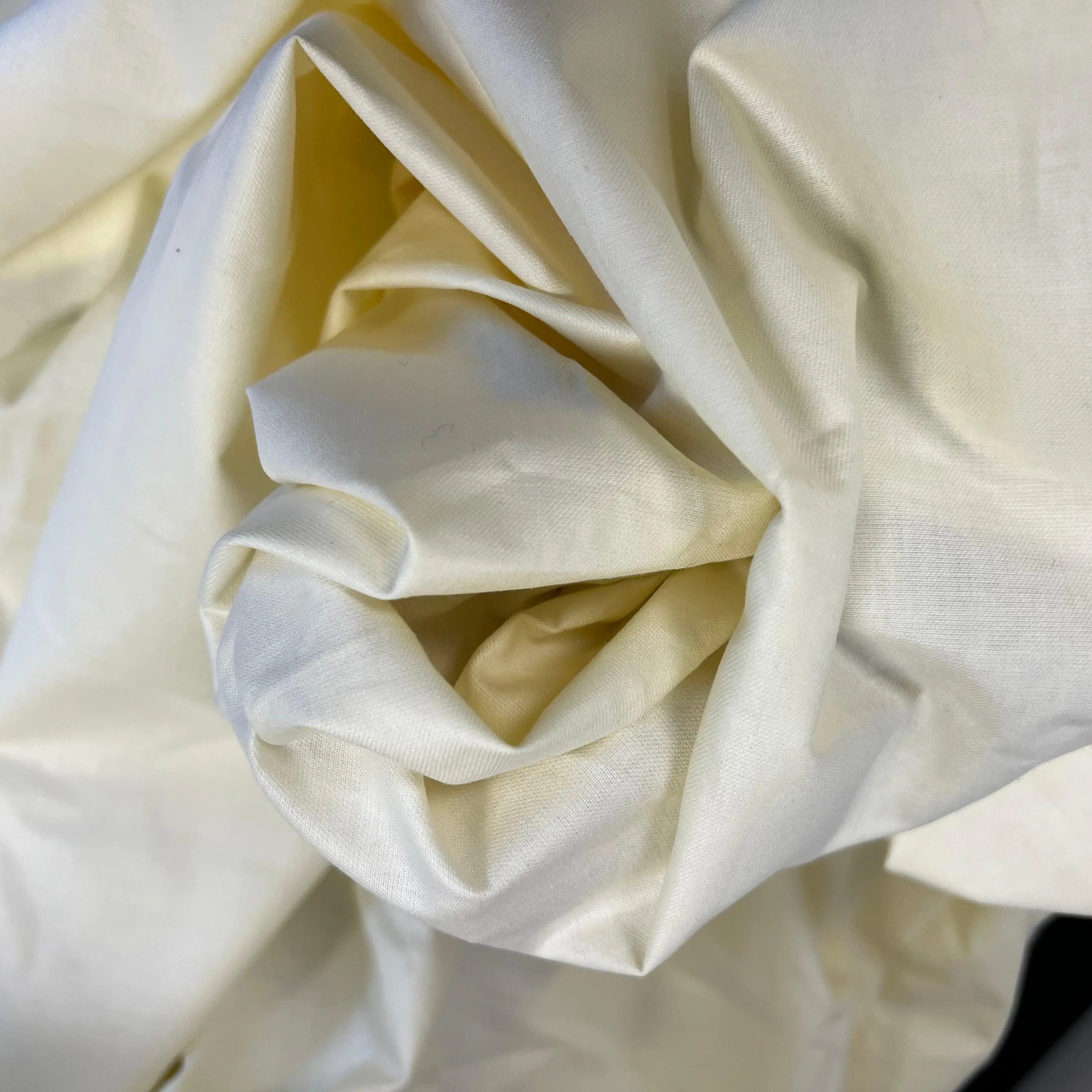 GABARDINE FINE COTON VANILLA - My Little Coupon - tissu - coudre