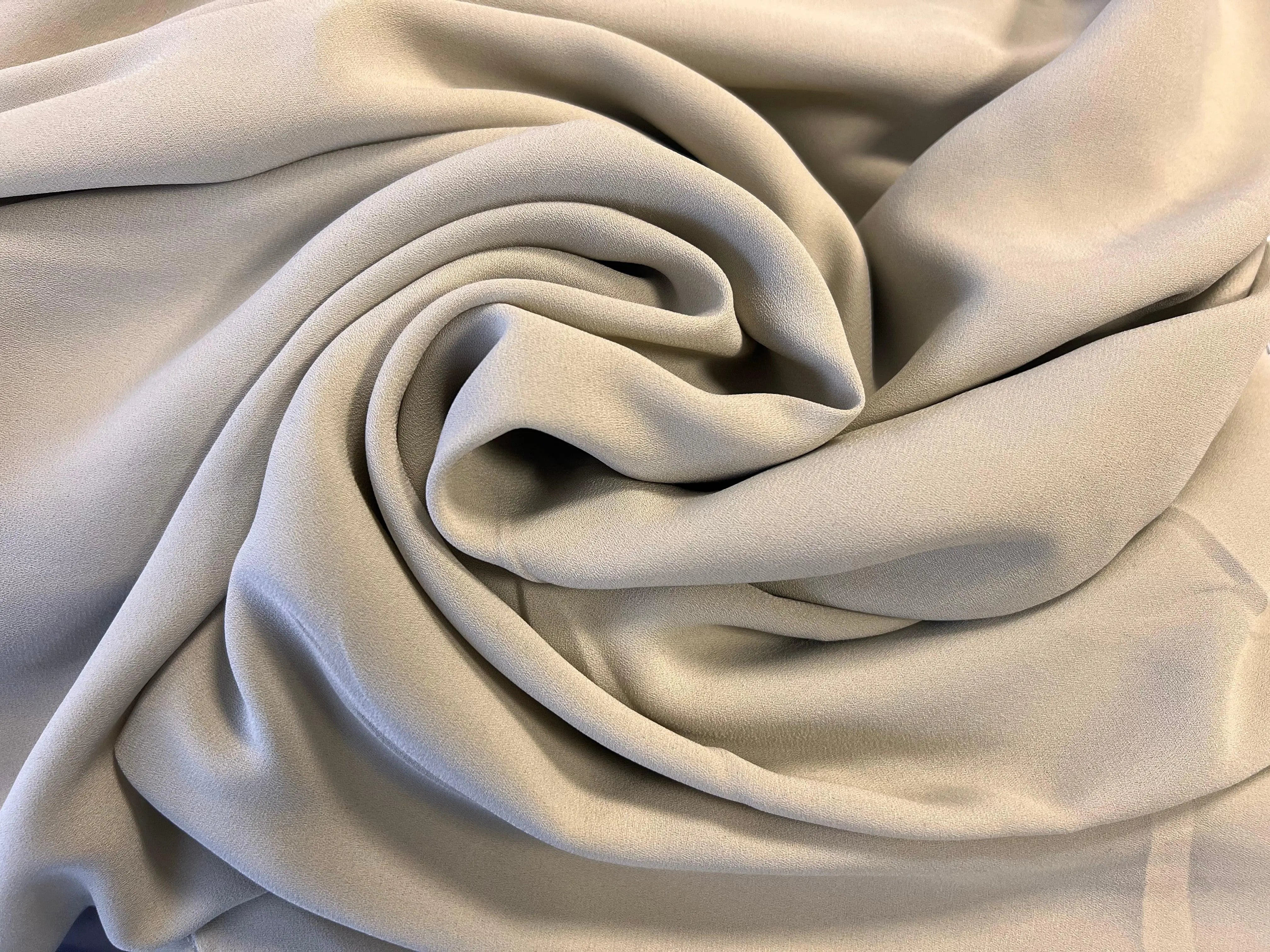 GEORGETTE BEIGE CRÈME - My Little Coupon - tissu - coudre