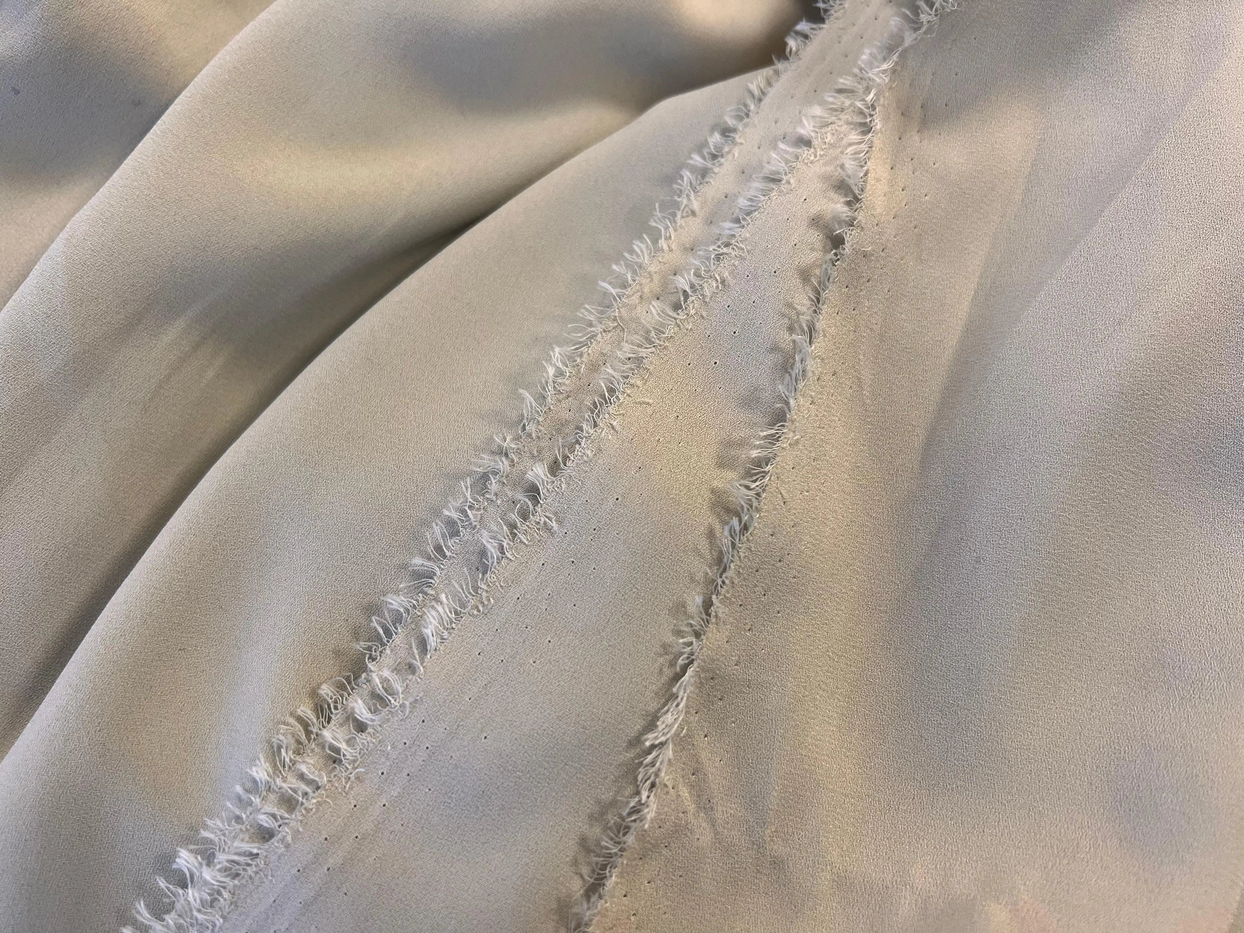 GEORGETTE BEIGE CRÈME - My Little Coupon - tissu - coudre
