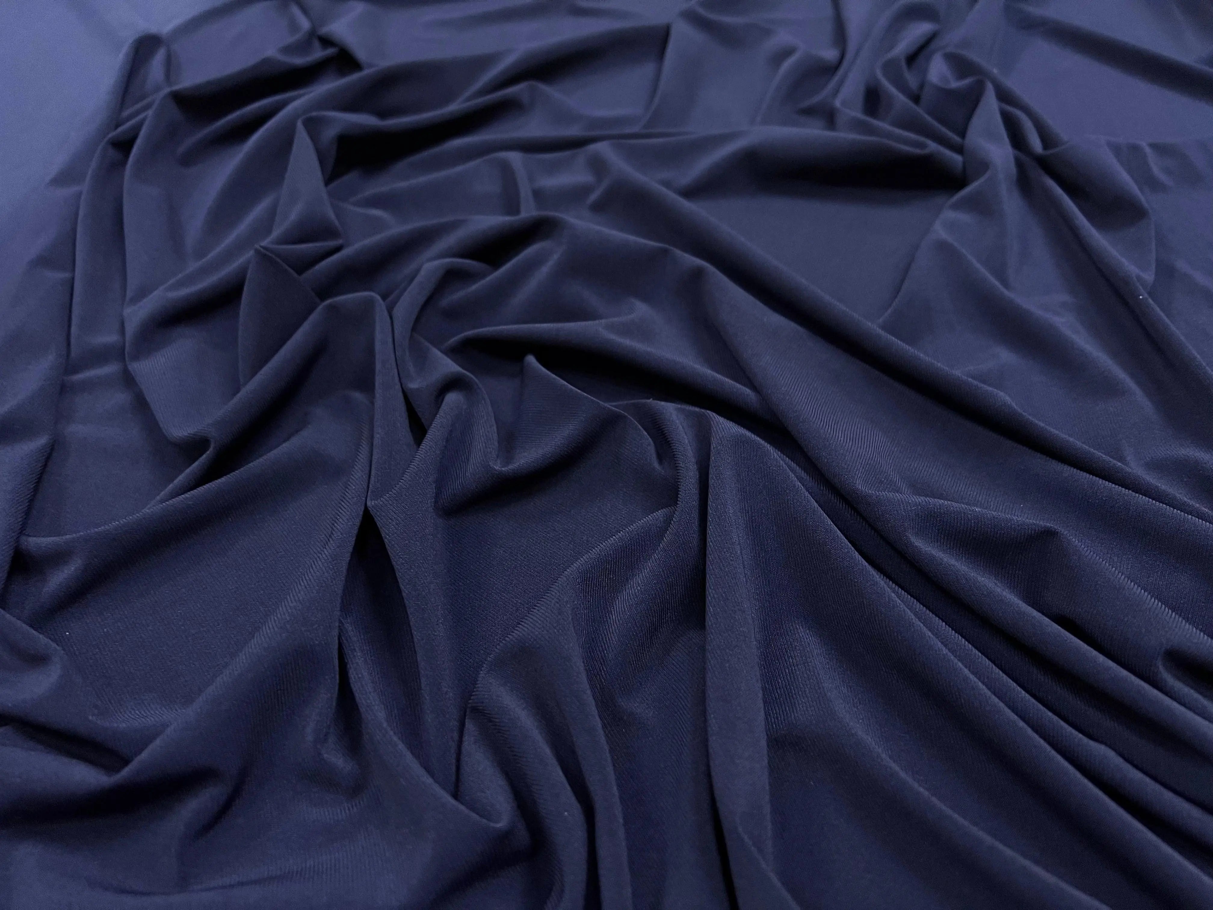 MAILLE VISCOSE POLYAMIDE MARINE - coupon de 3 mètres - My Little Coupon - tissu - coudre