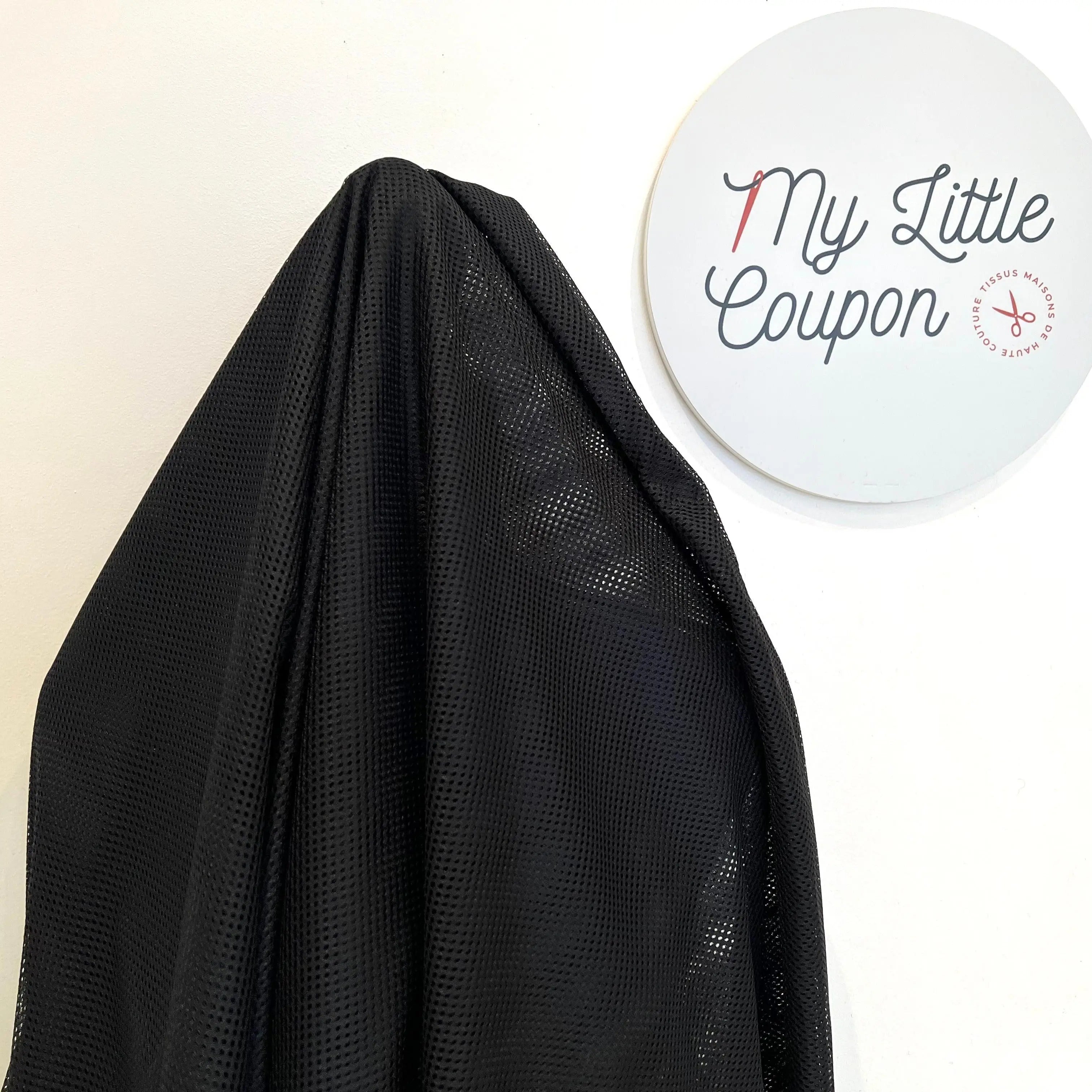 MAILLET FILET NOIR MESH - My Little Coupon - tissu - coudre